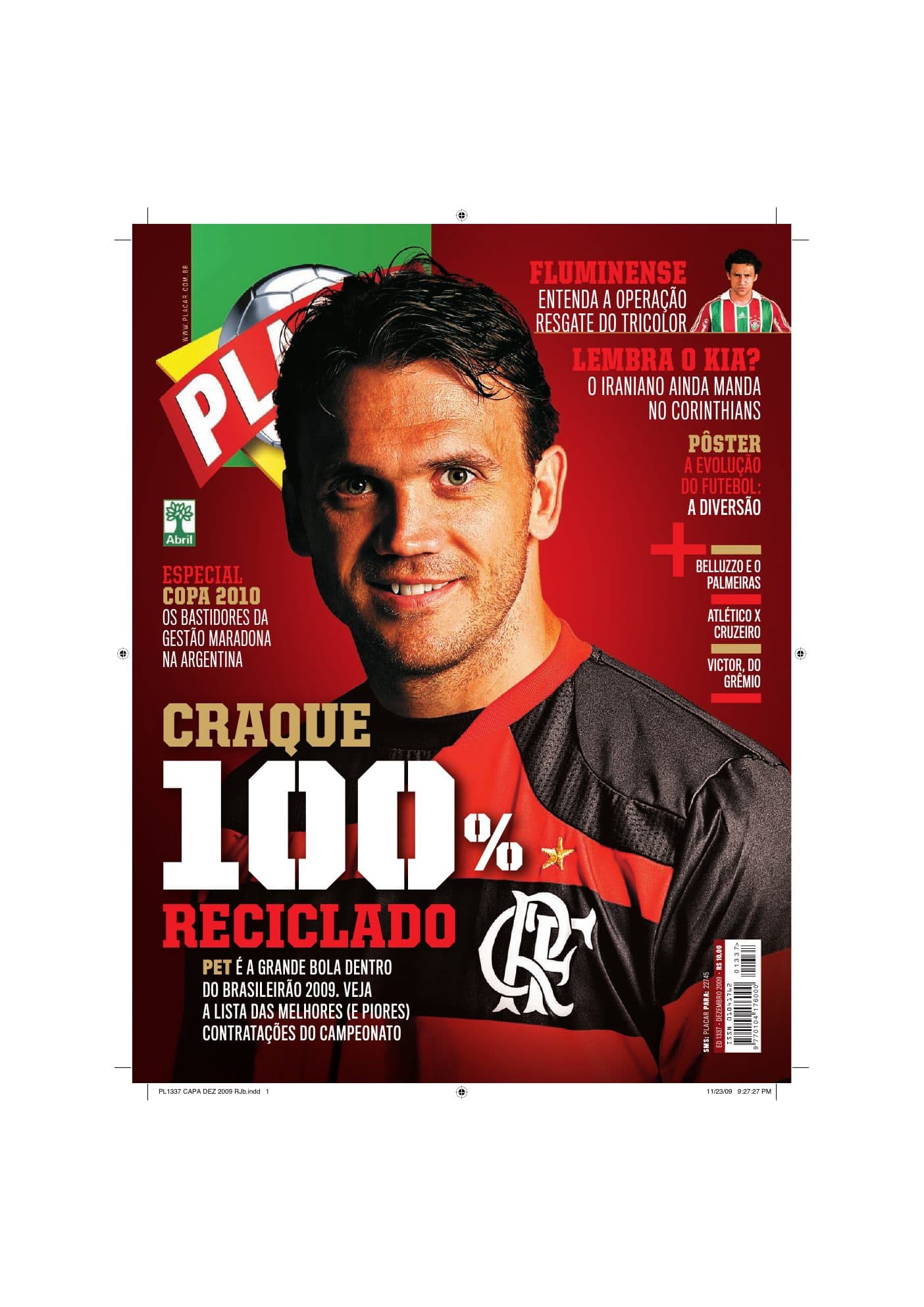 Capa da edição Nº 1337 da revista PLACAR