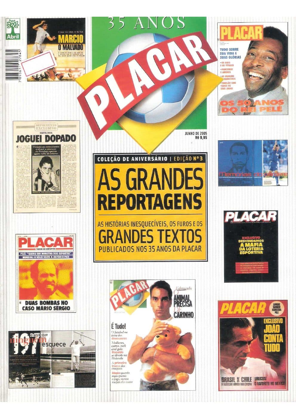 Capa da edição 35 Anos — Nº 3 da revista PLACAR