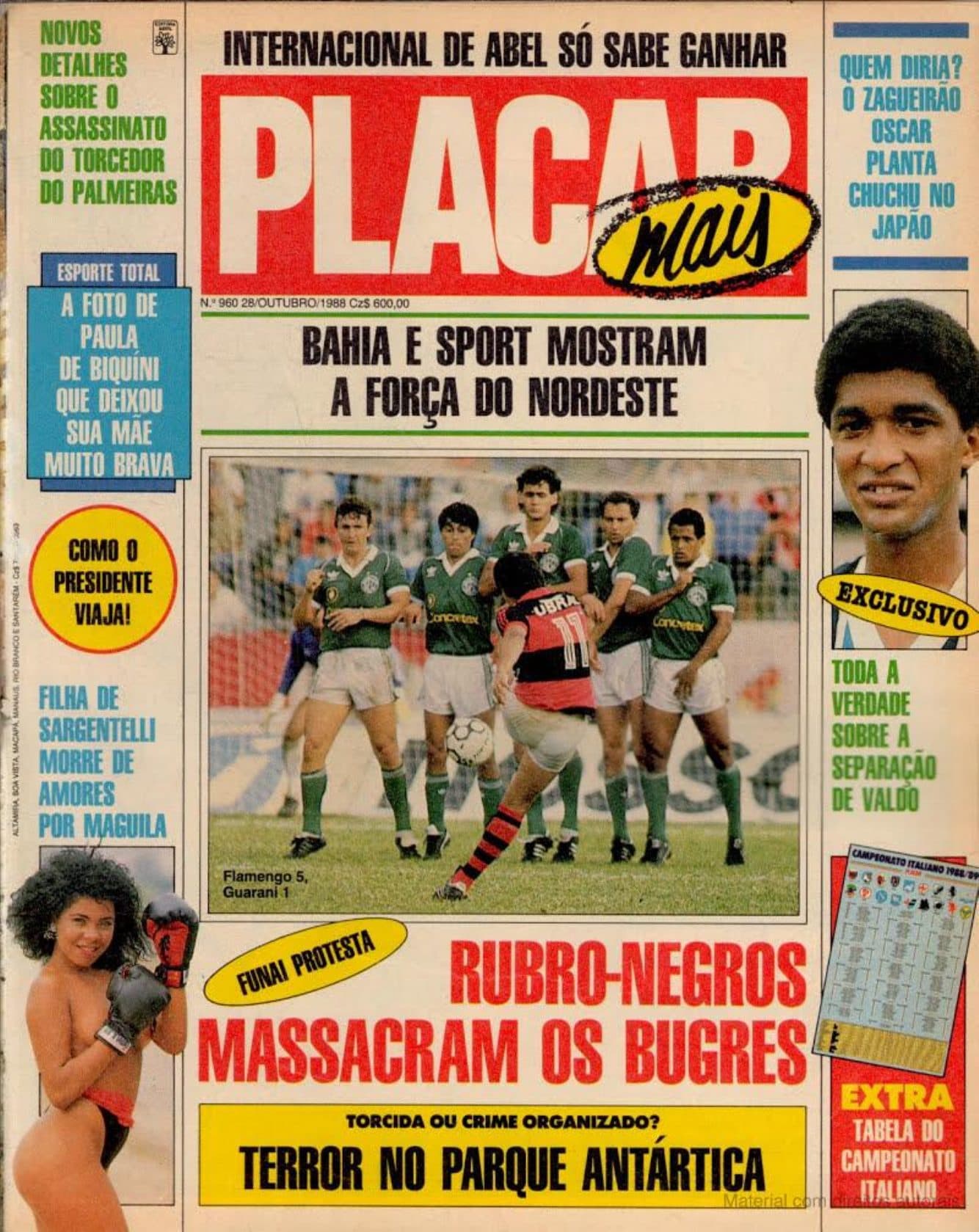 Capa da edição Nº 960 da revista PLACAR