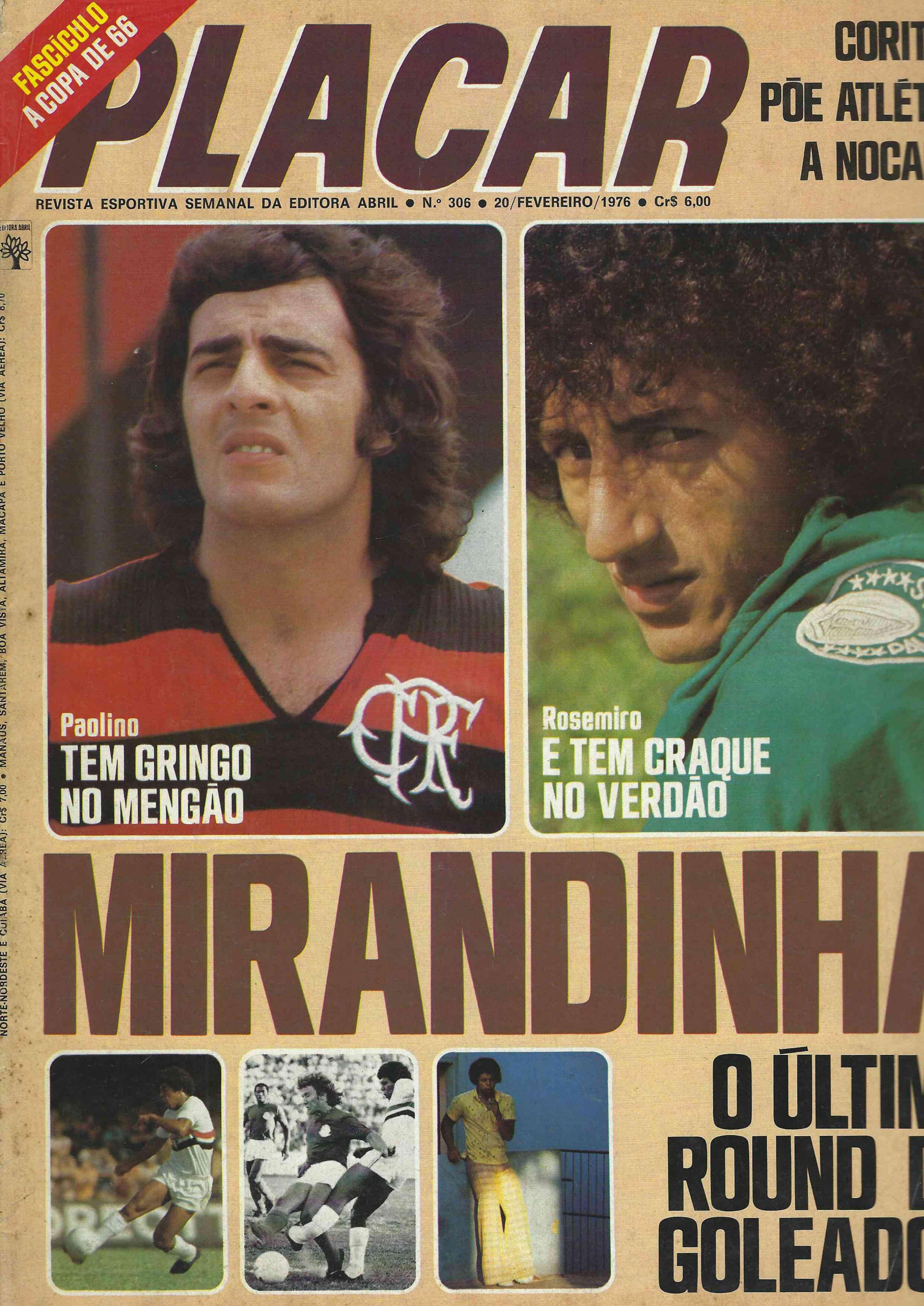 Capa da edição O último round do goleador da revista PLACAR