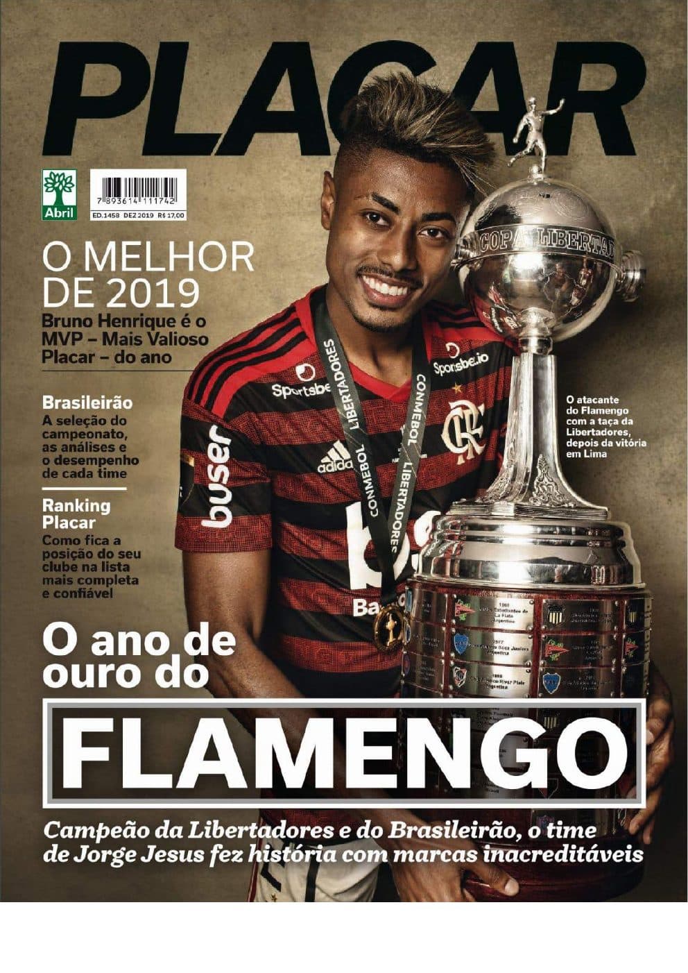 Capa da edição Retrospectiva 2019 da revista PLACAR