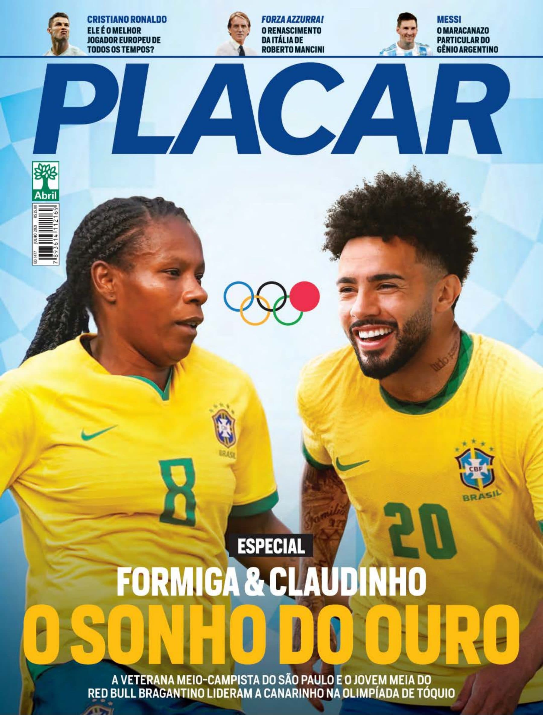 Capa da edição Guia das Olimpíadas da revista PLACAR