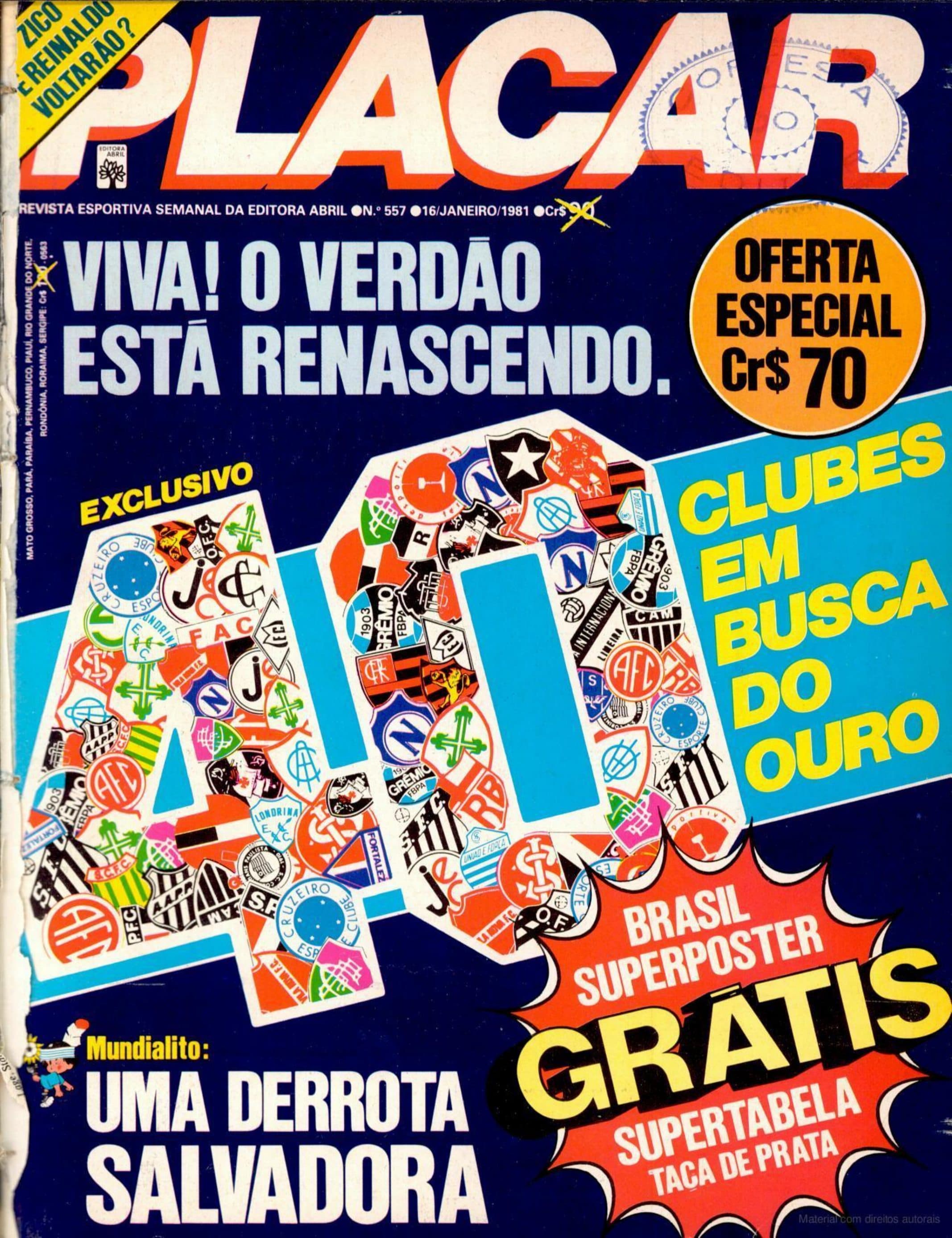 Capa da edição GUIA CB da revista PLACAR