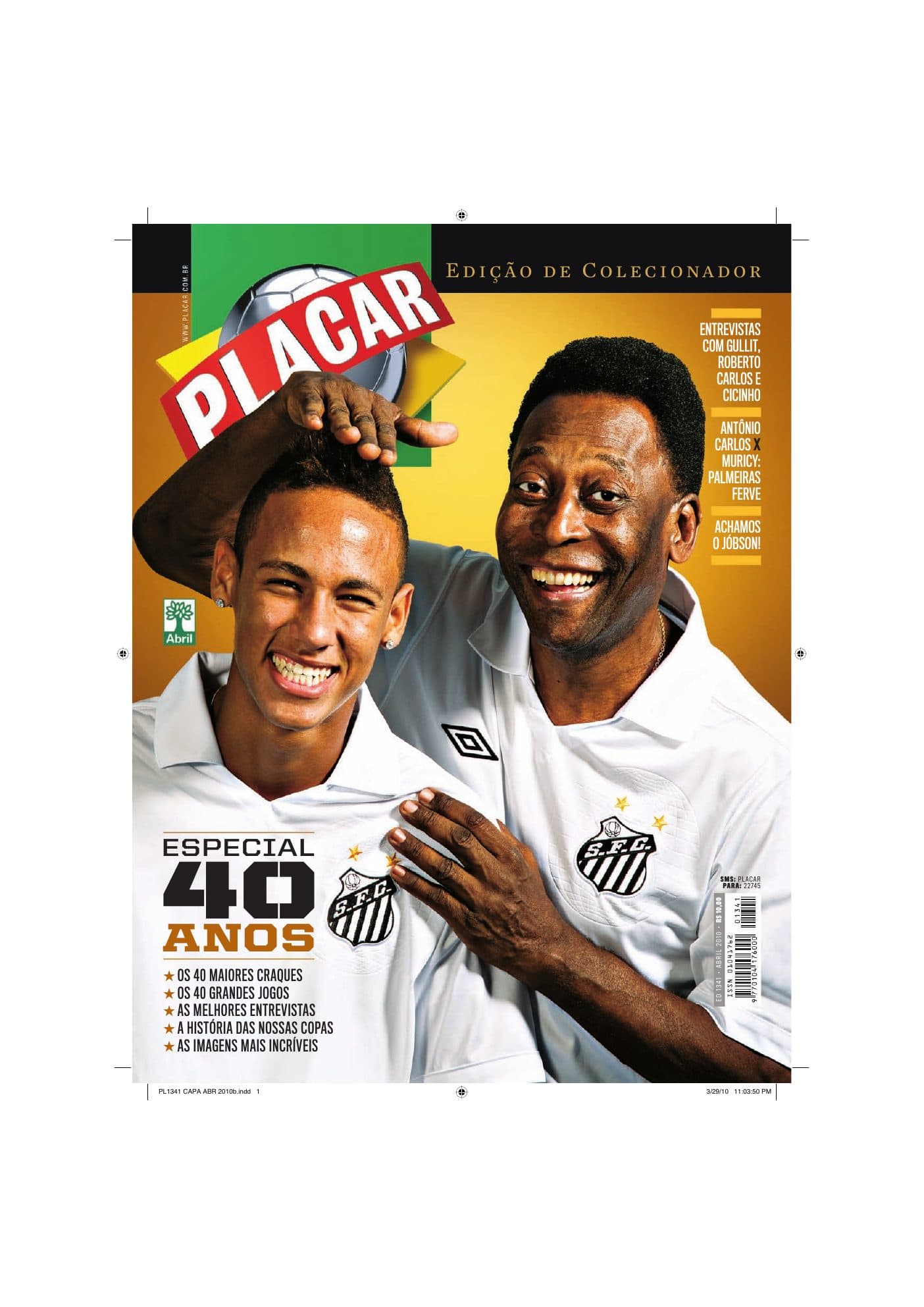 Capa da edição: 2010-EDIÇÃO