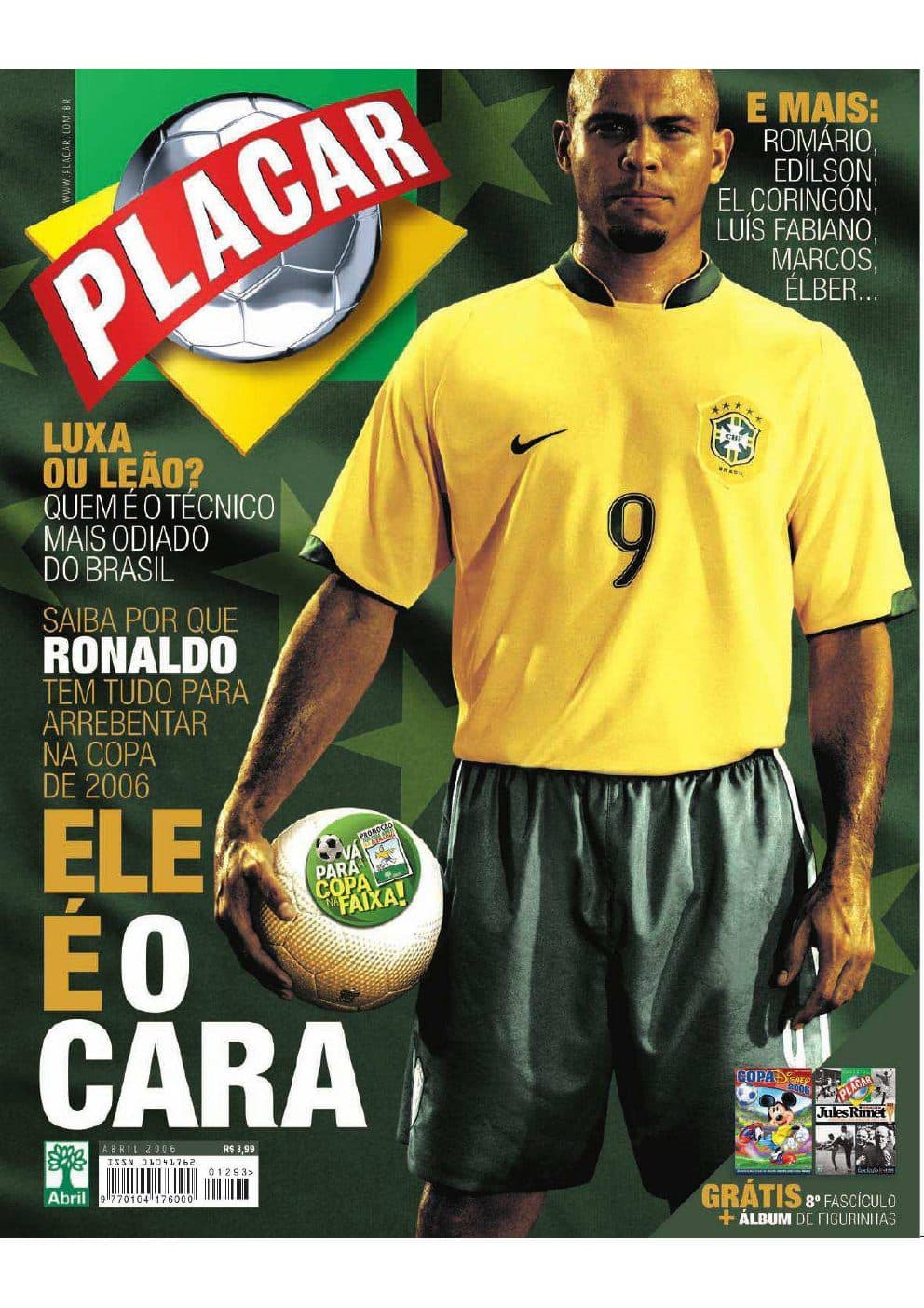 Capa da edição Nº 1293 da revista PLACAR
