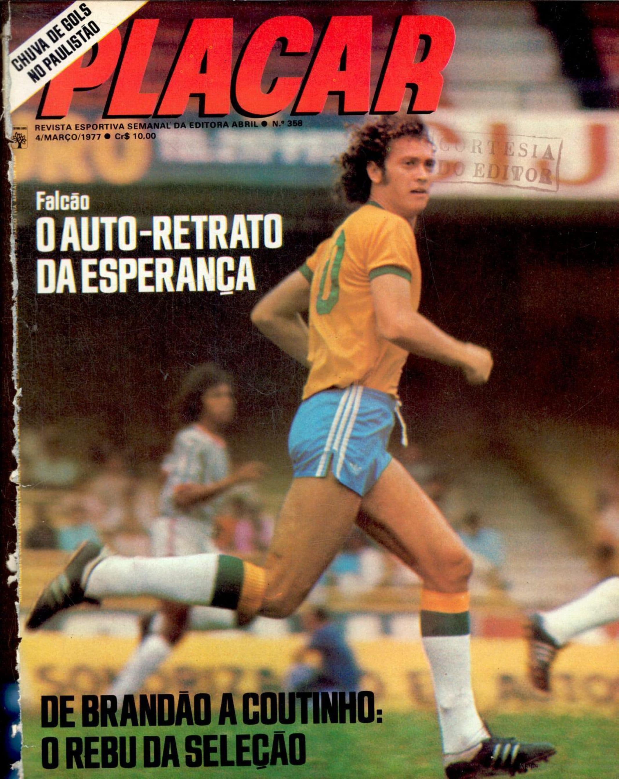 Capa da edição Falcão: O Auto-Retrato da Esperança da revista PLACAR