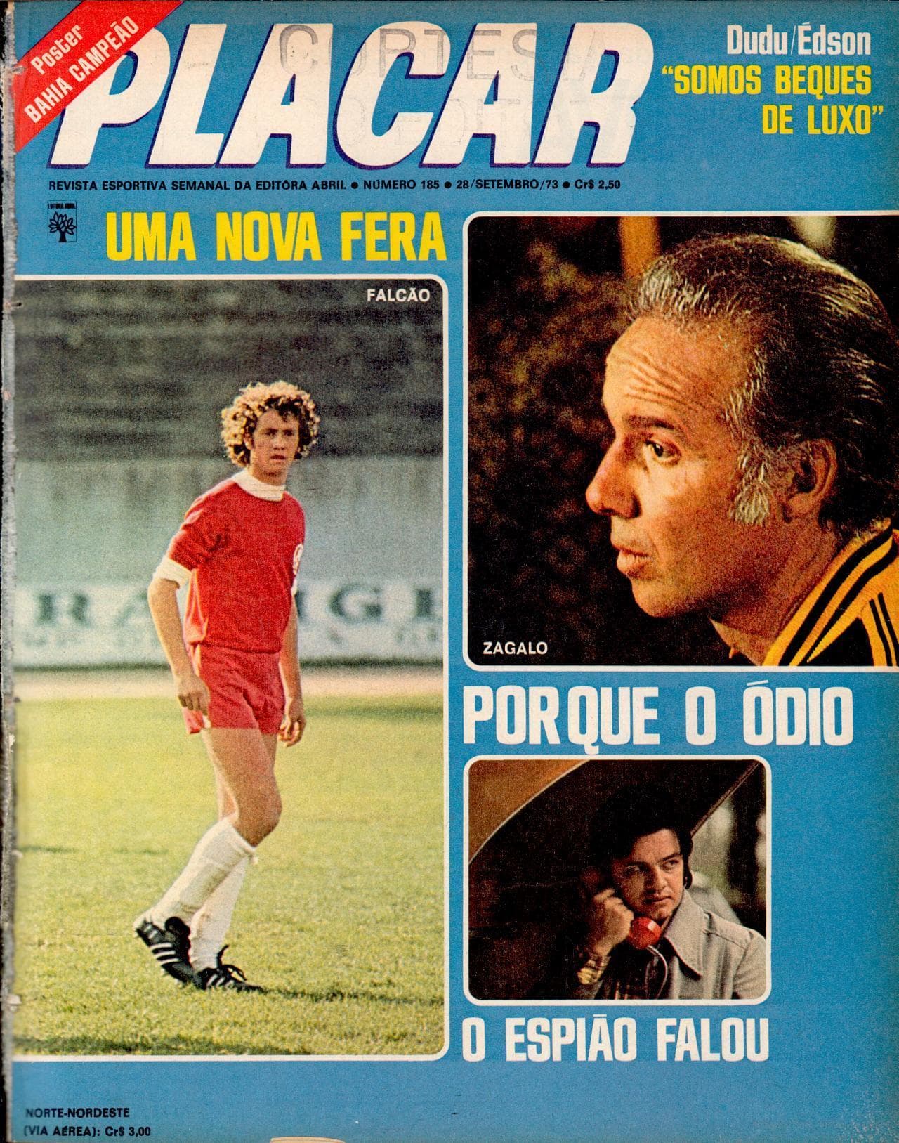 Capa da edição Uma nova fera da revista PLACAR