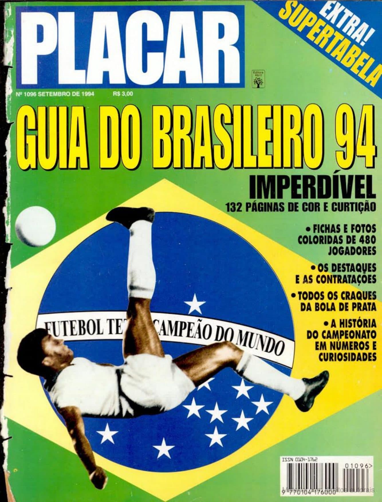 Capa da edição Nº 1096 da revista PLACAR