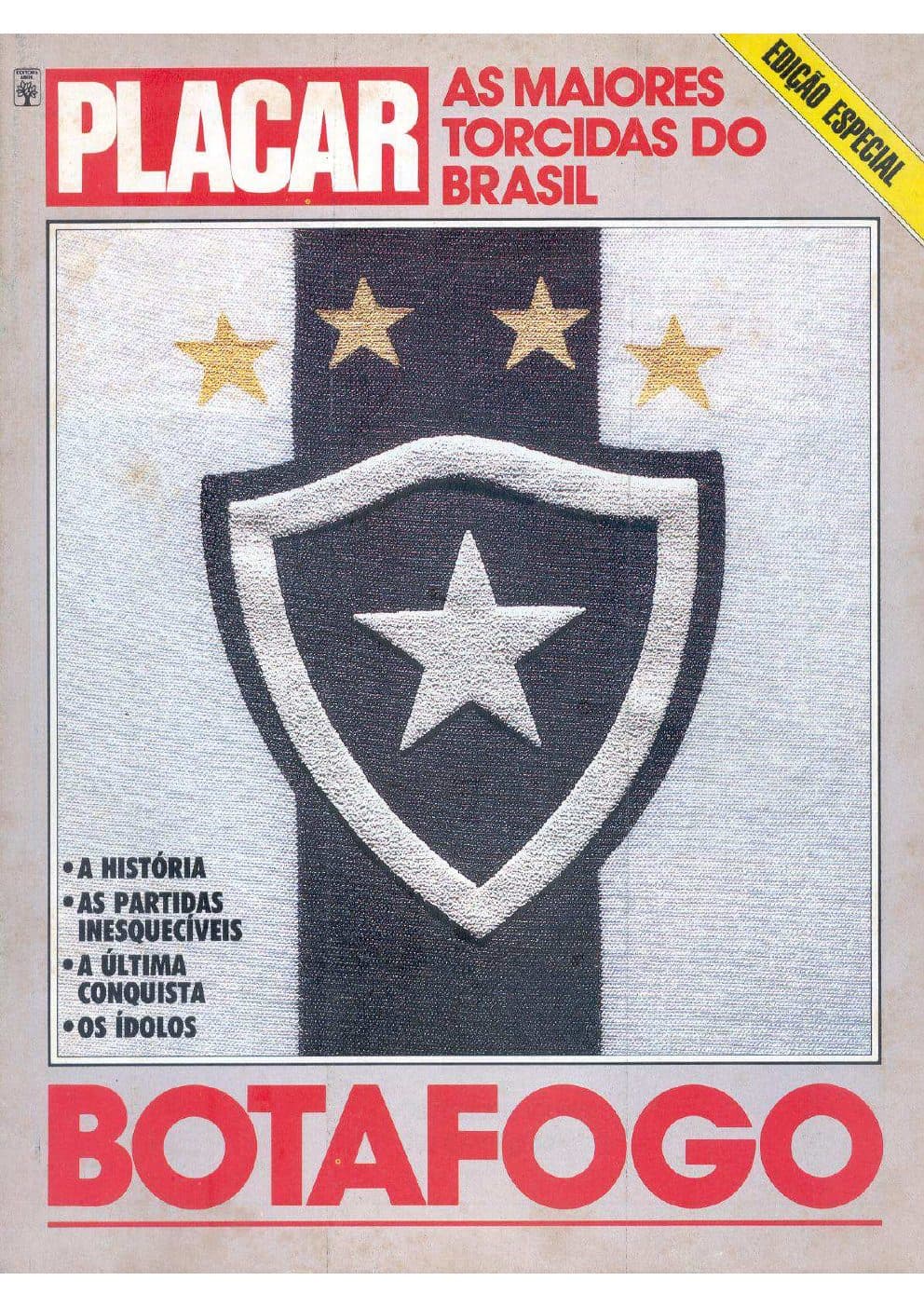Capa da edição 1989 da revista PLACAR