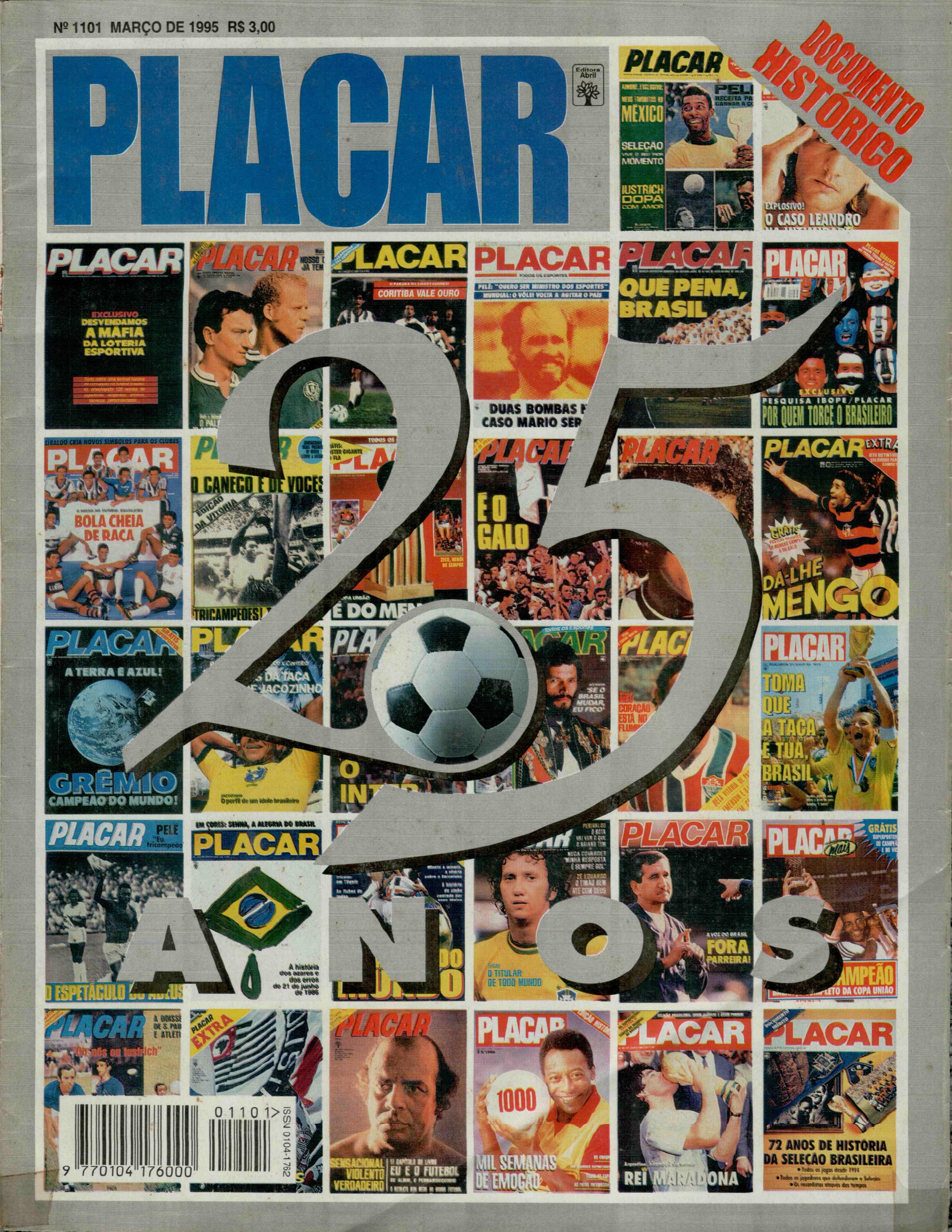 Capa da edição Nº 1101 da revista PLACAR