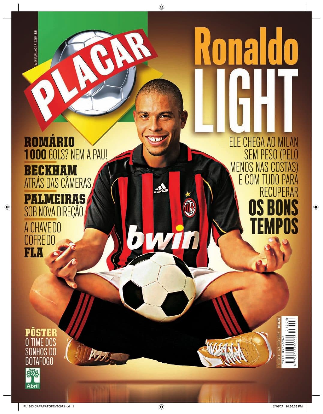 Capa da edição Nº 1304 da revista PLACAR