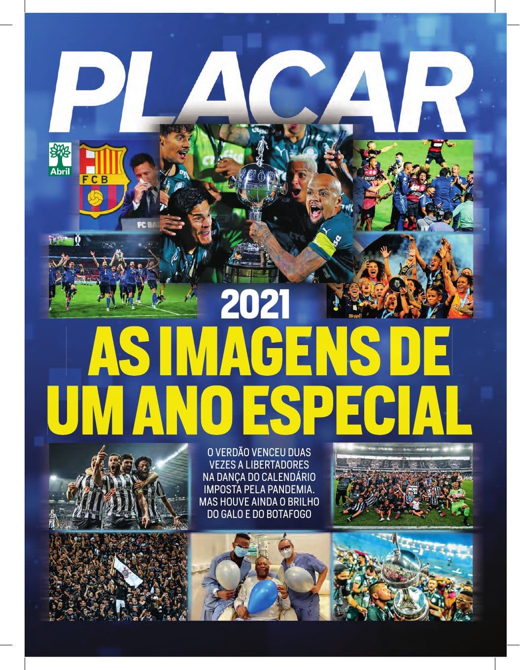 Capa da edição 2021 As Imagens de um Ano Especial da revista PLACAR