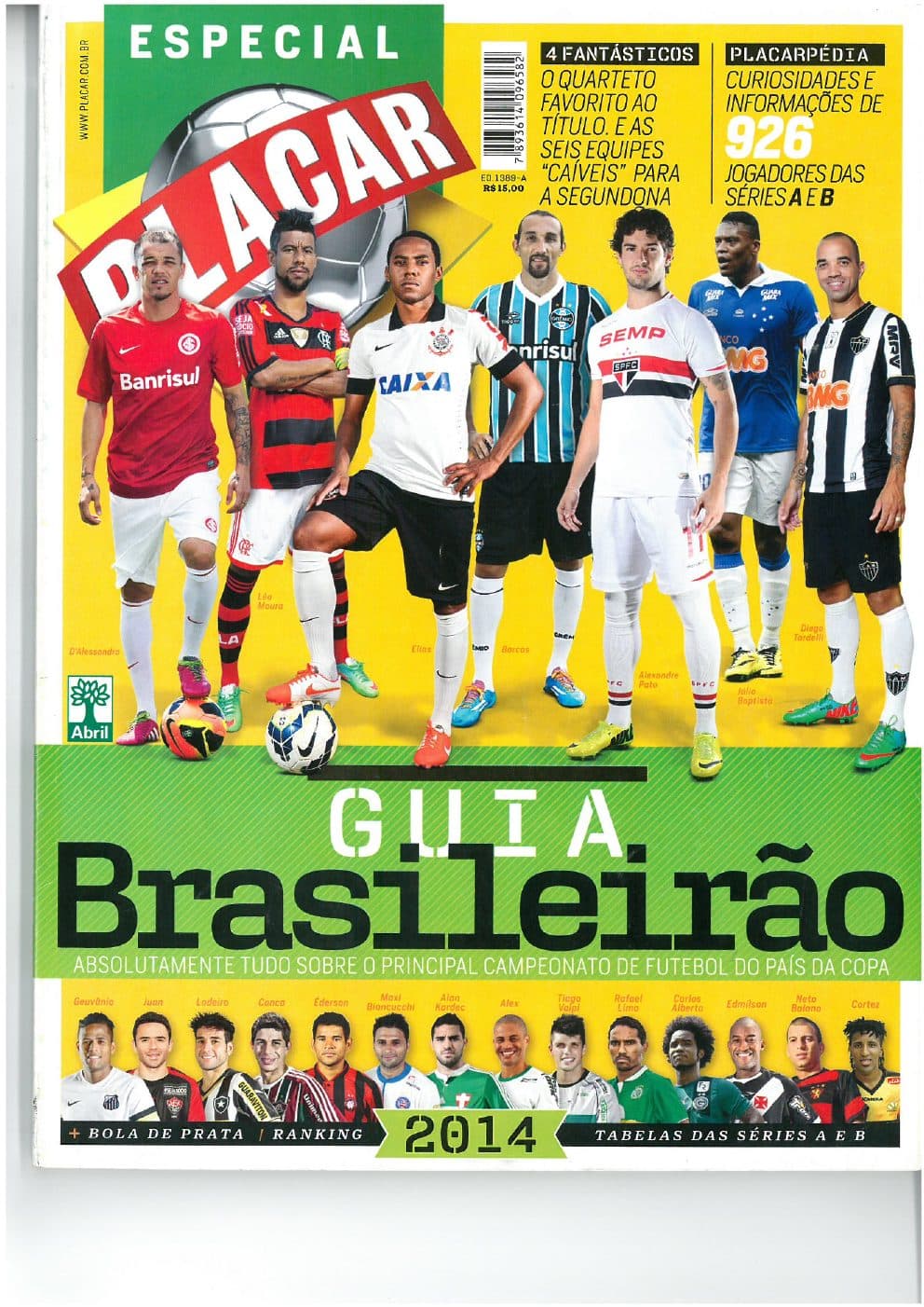 Capa da edição Nº 1389A da revista PLACAR