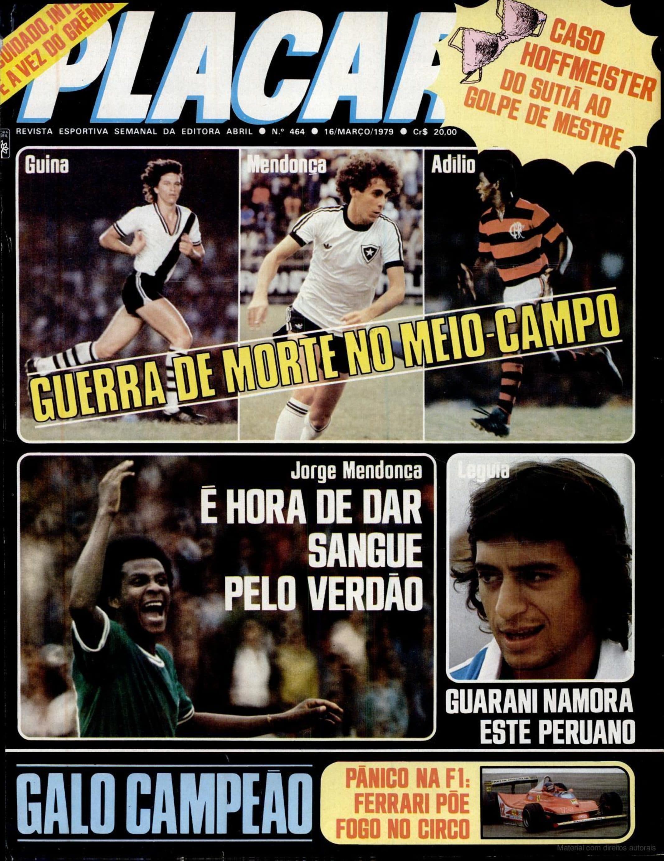 Capa da edição Guerra de morte no meio-campo da revista PLACAR