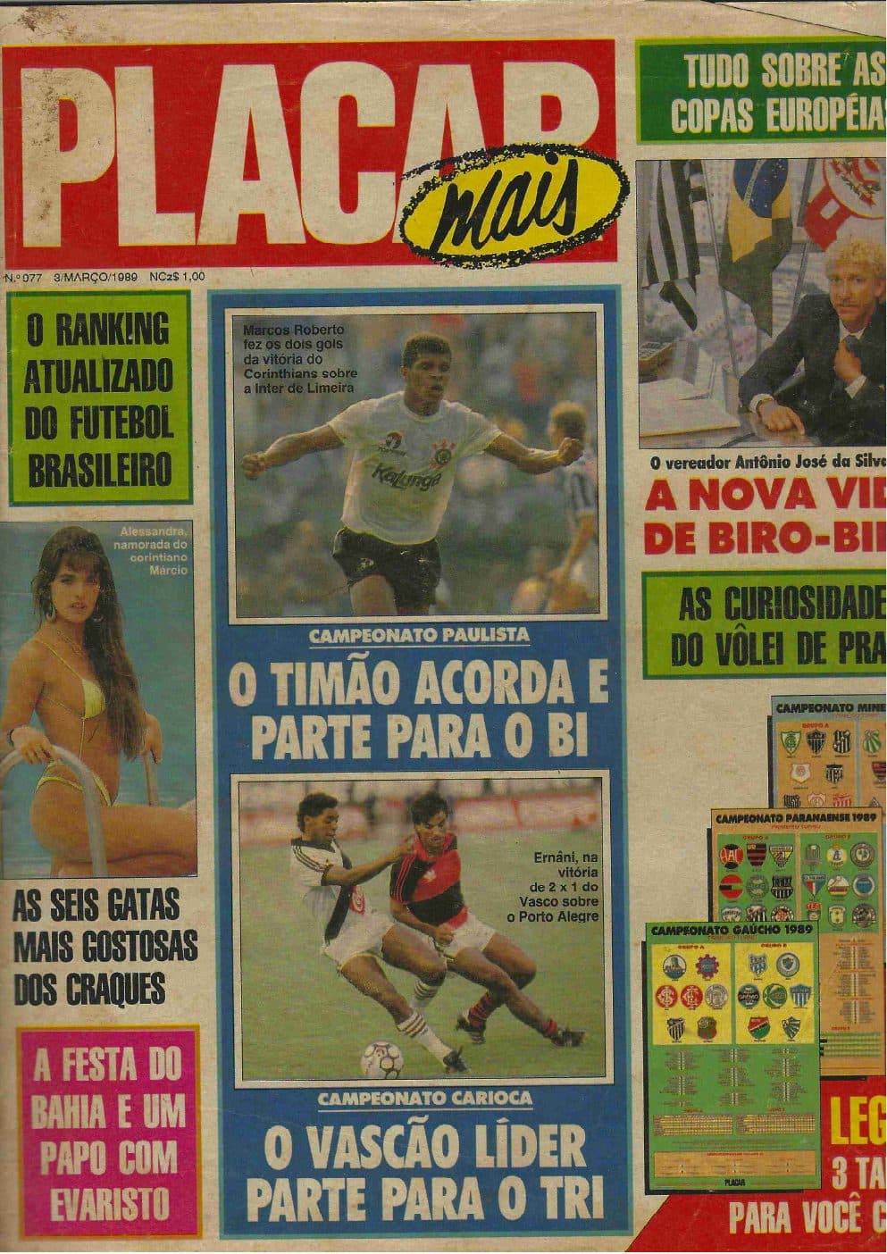 Capa da edição Nº 977 da revista PLACAR