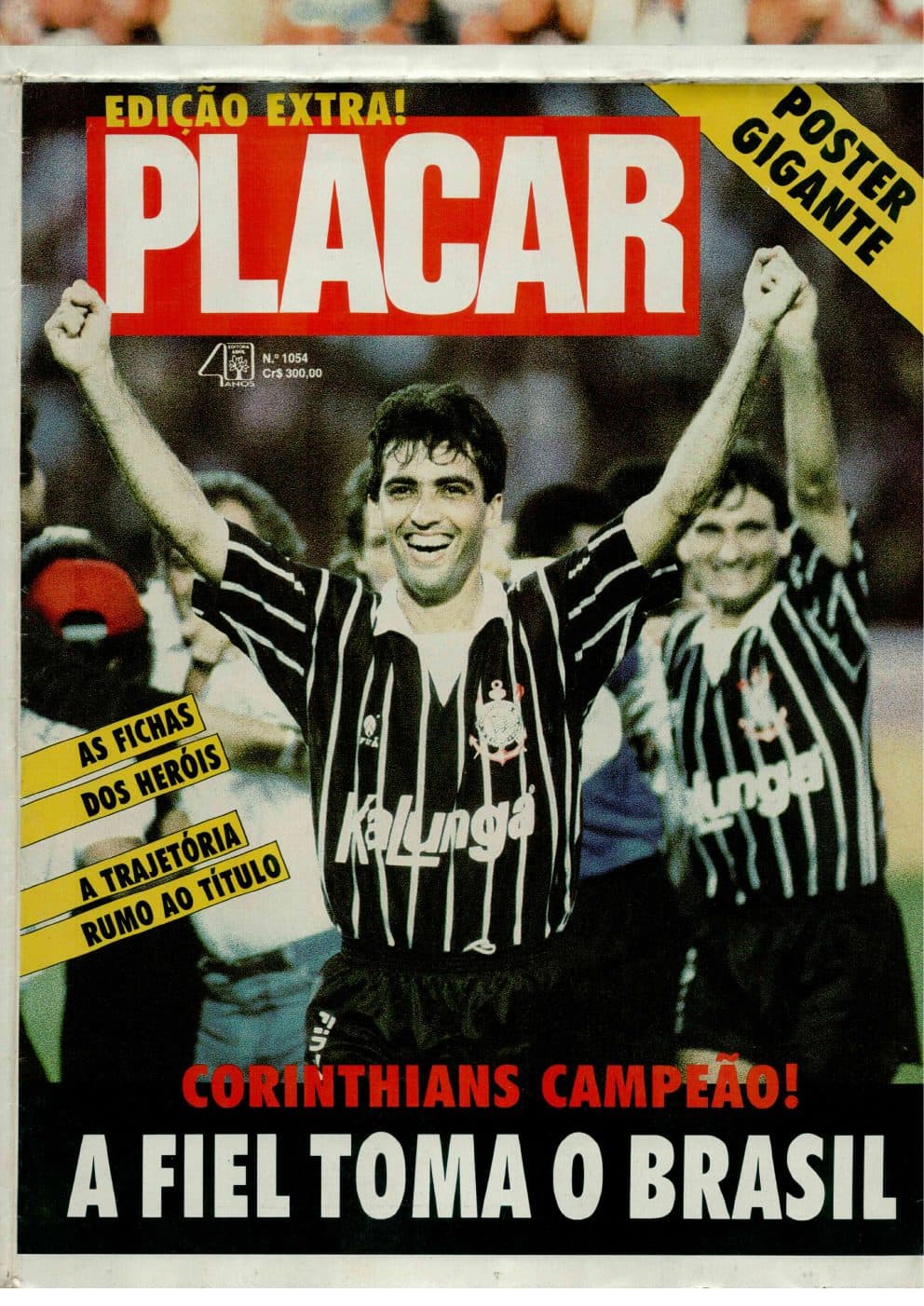 Capa da edição Nº 1054 da revista PLACAR