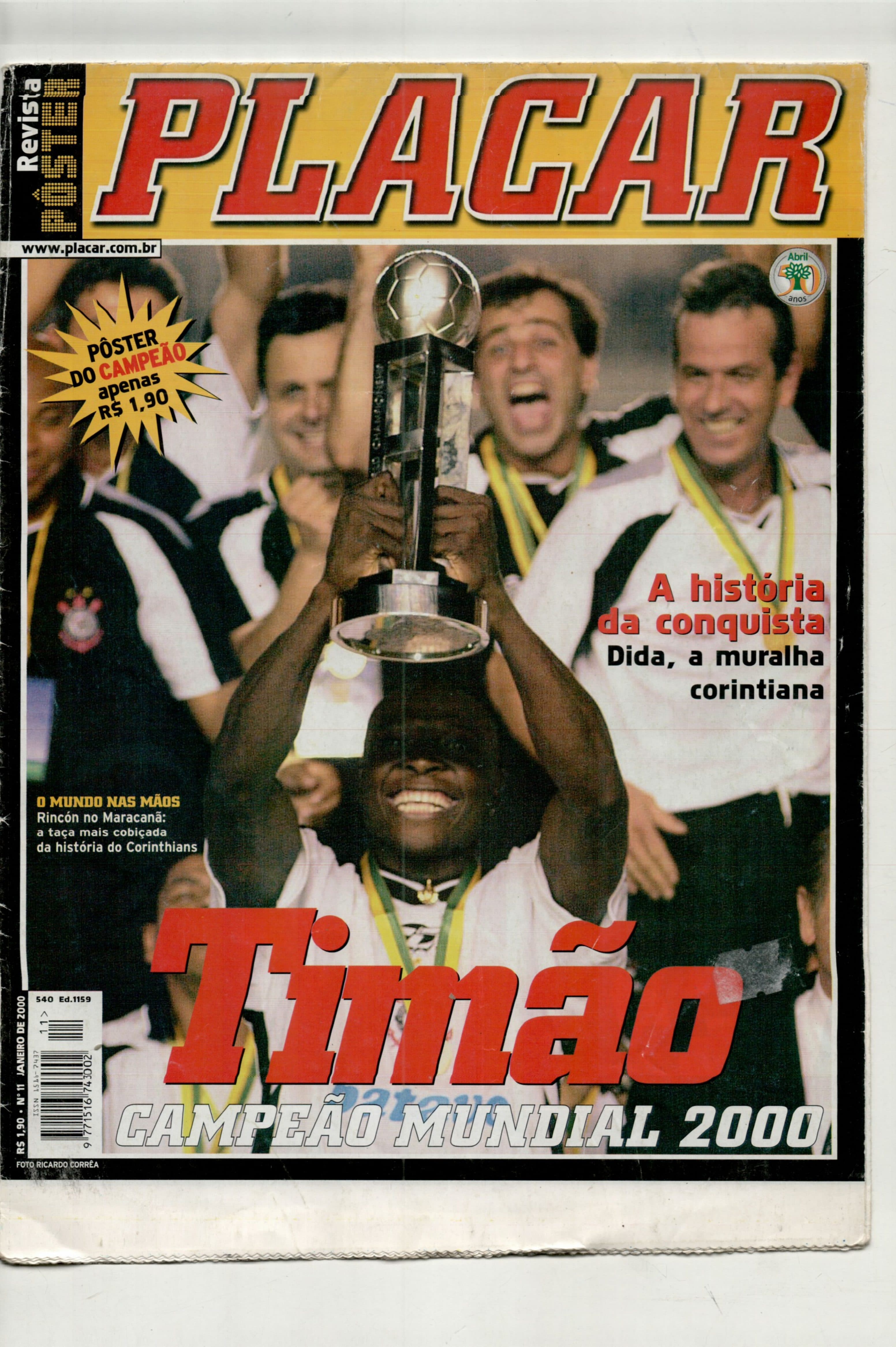 Capa da edição: 2000-EDIÇÃO Corinthians Campeão Mundial 2000