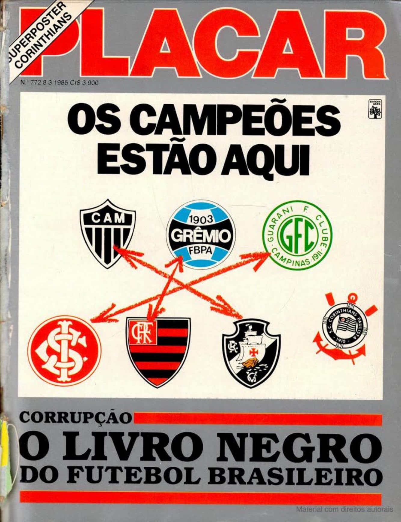 Capa da edição Nº 772 da revista PLACAR