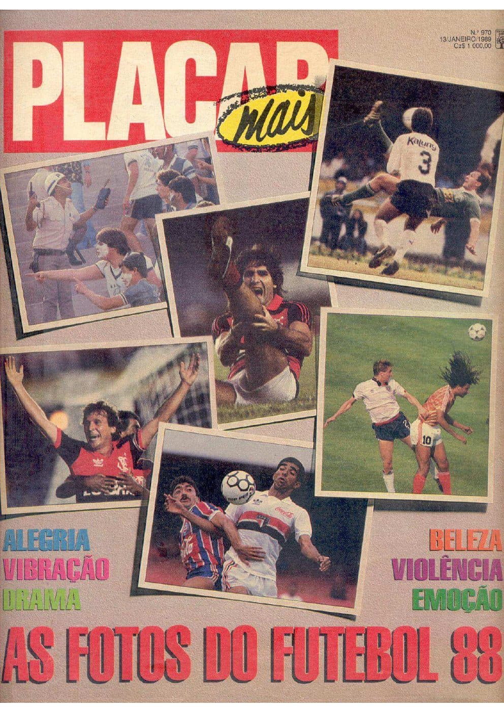 Capa da edição Nº 970 da revista PLACAR