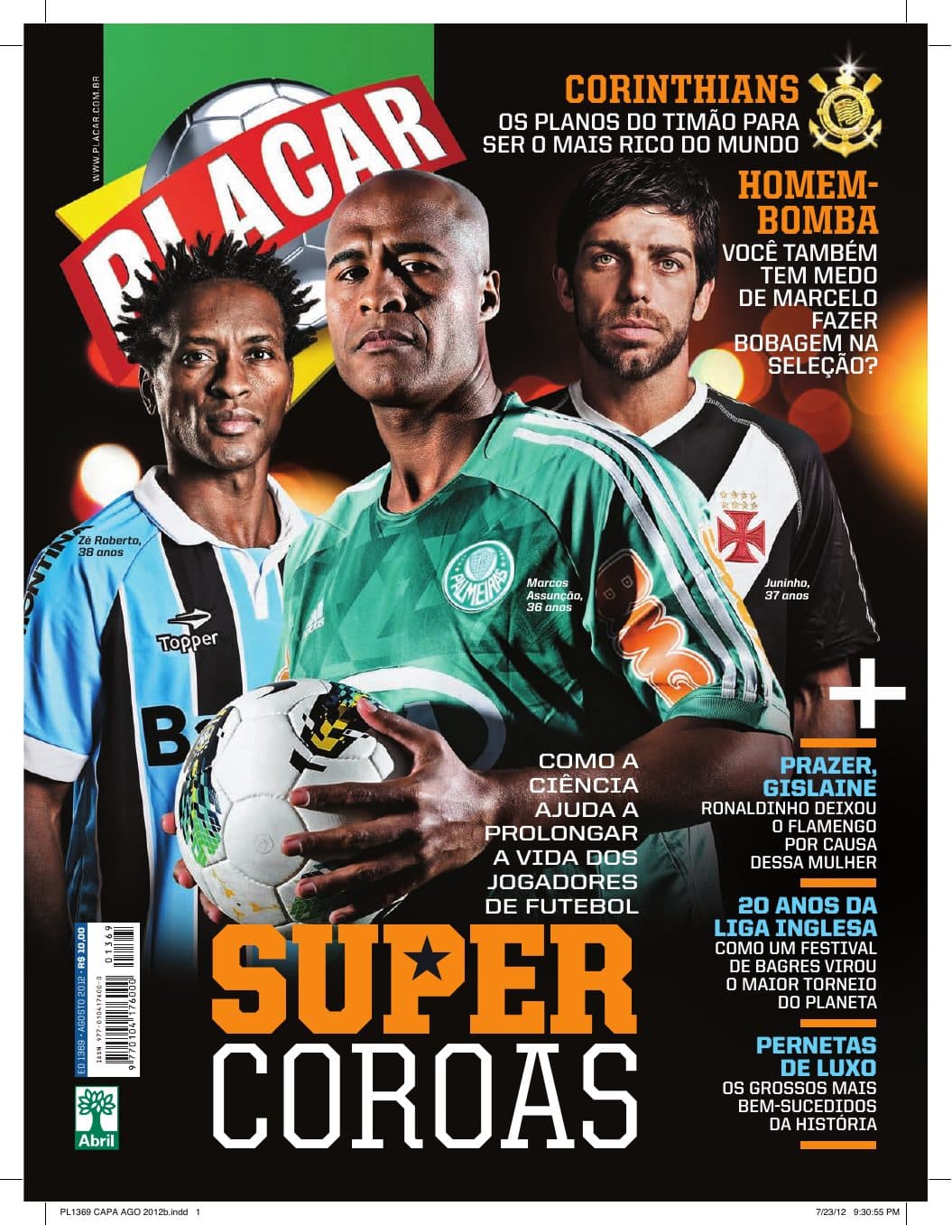 Capa da edição Nº 1369 da revista PLACAR