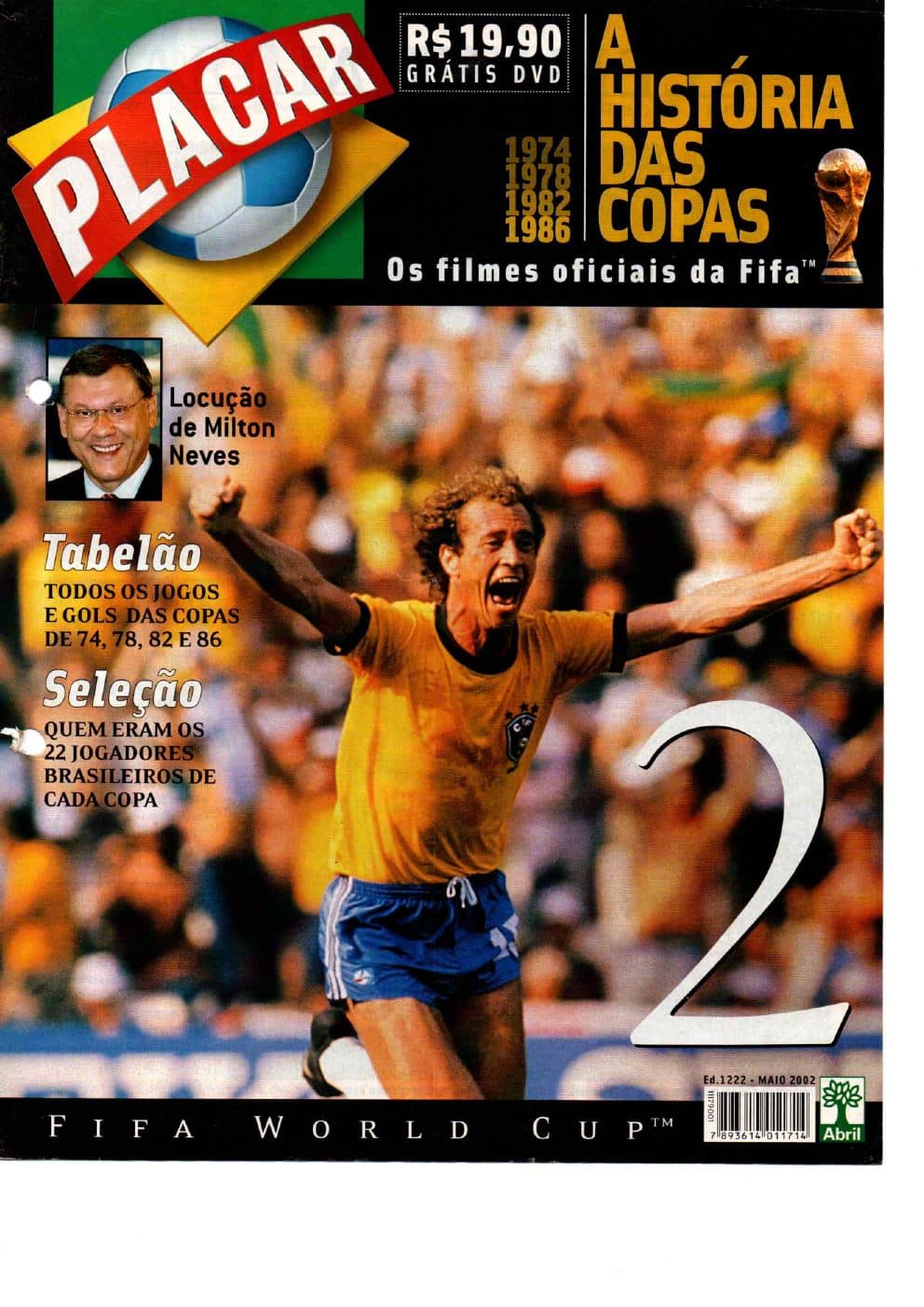 Capa da edição Nº 1222 da revista PLACAR