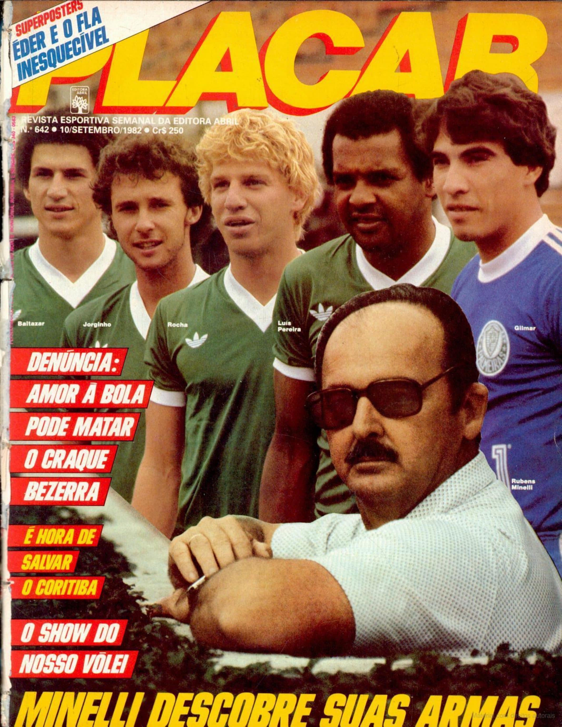 Capa da edição Minelli descobre suas armas da revista PLACAR