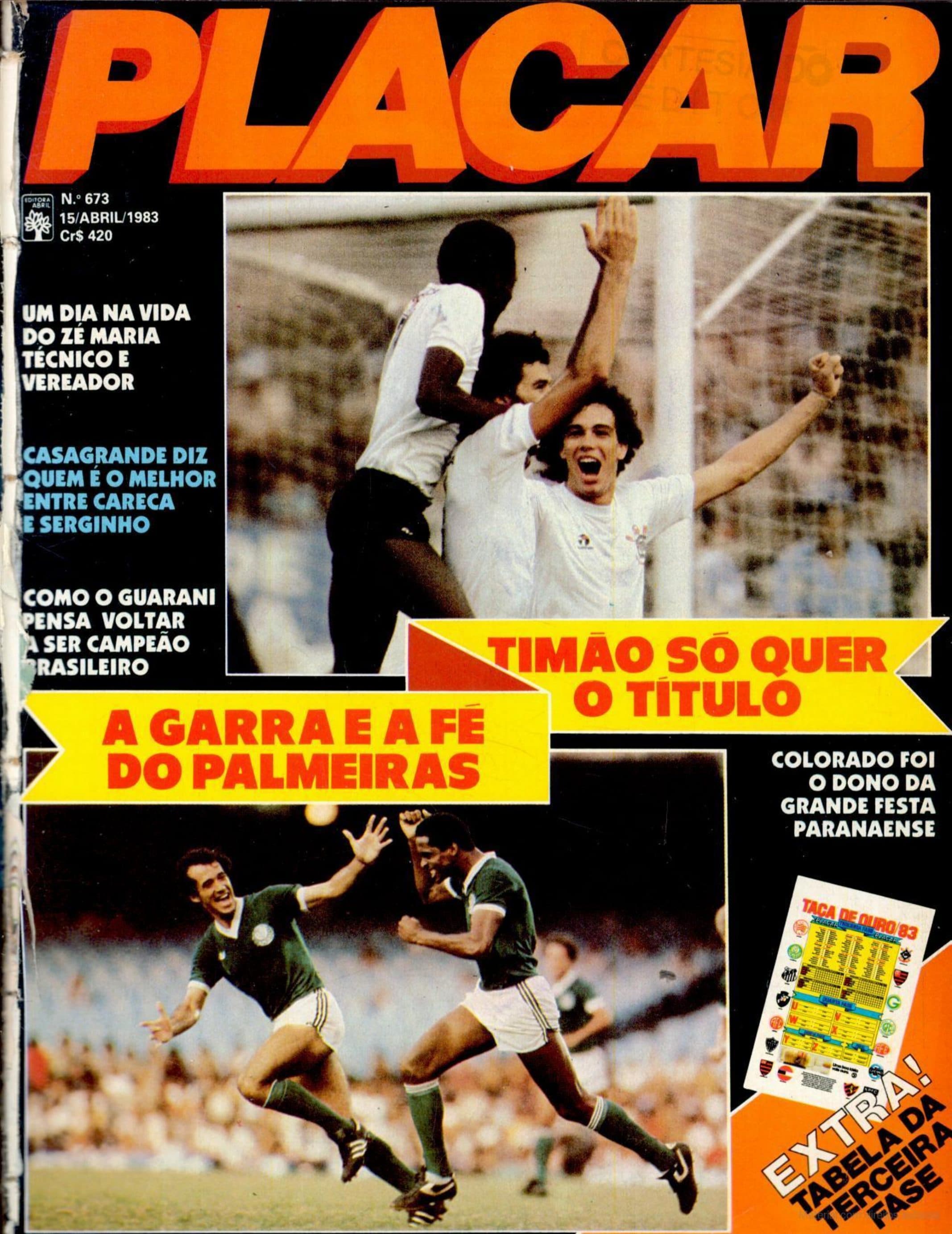 Capa da edição Timão só quer o título da revista PLACAR