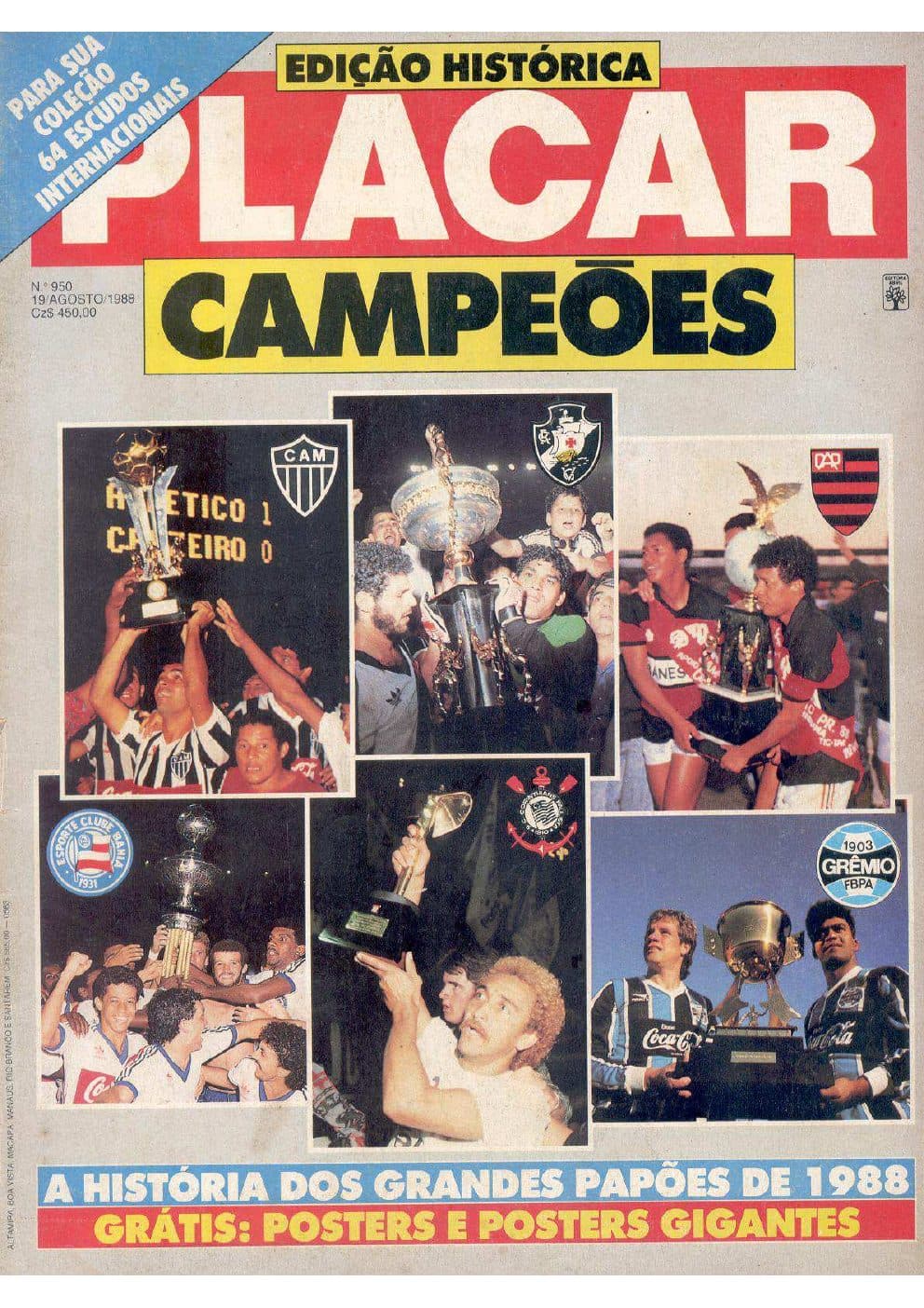 Capa da edição Nº 950 da revista PLACAR