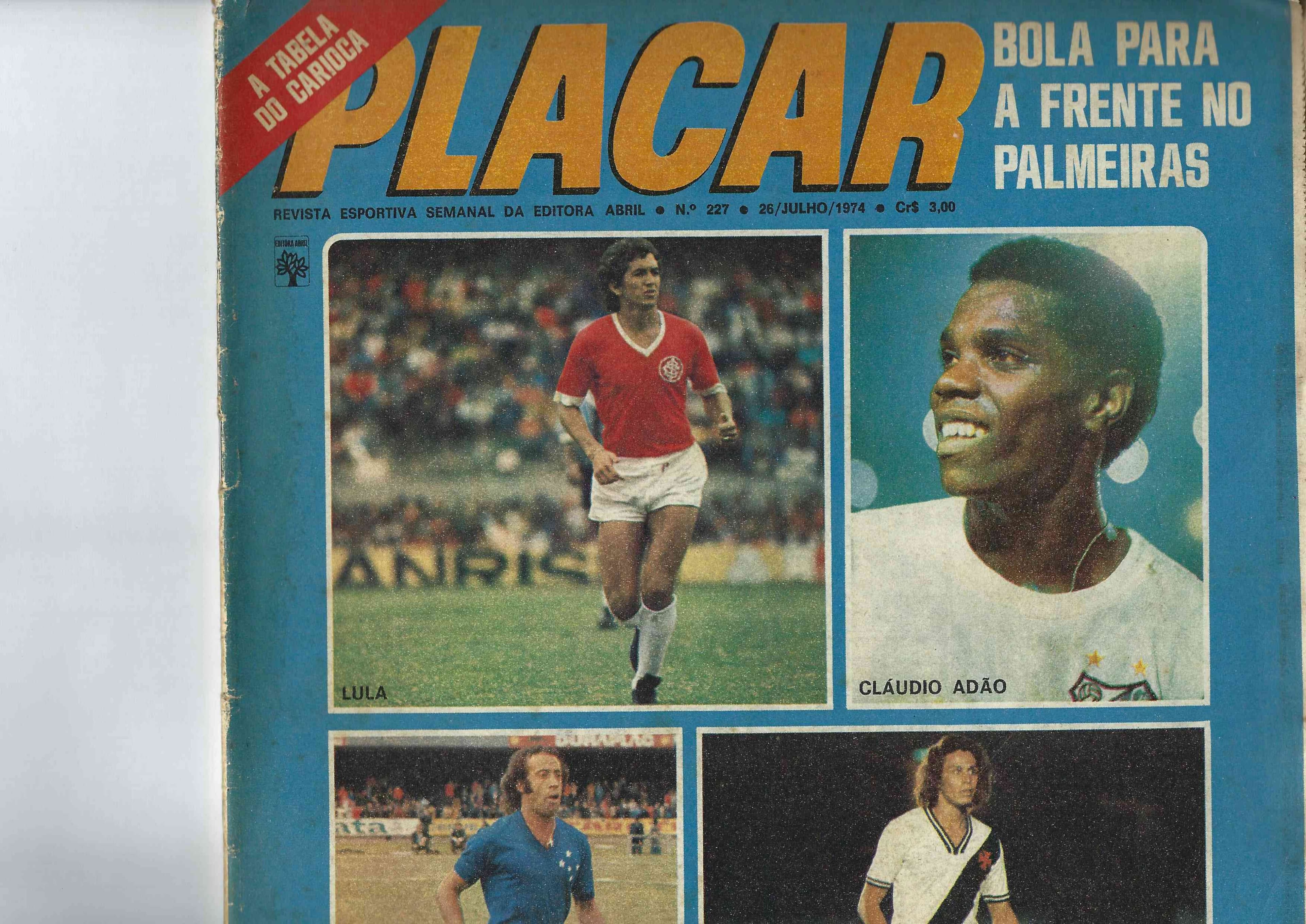 Capa da edição A Tabela do Carioca da revista PLACAR