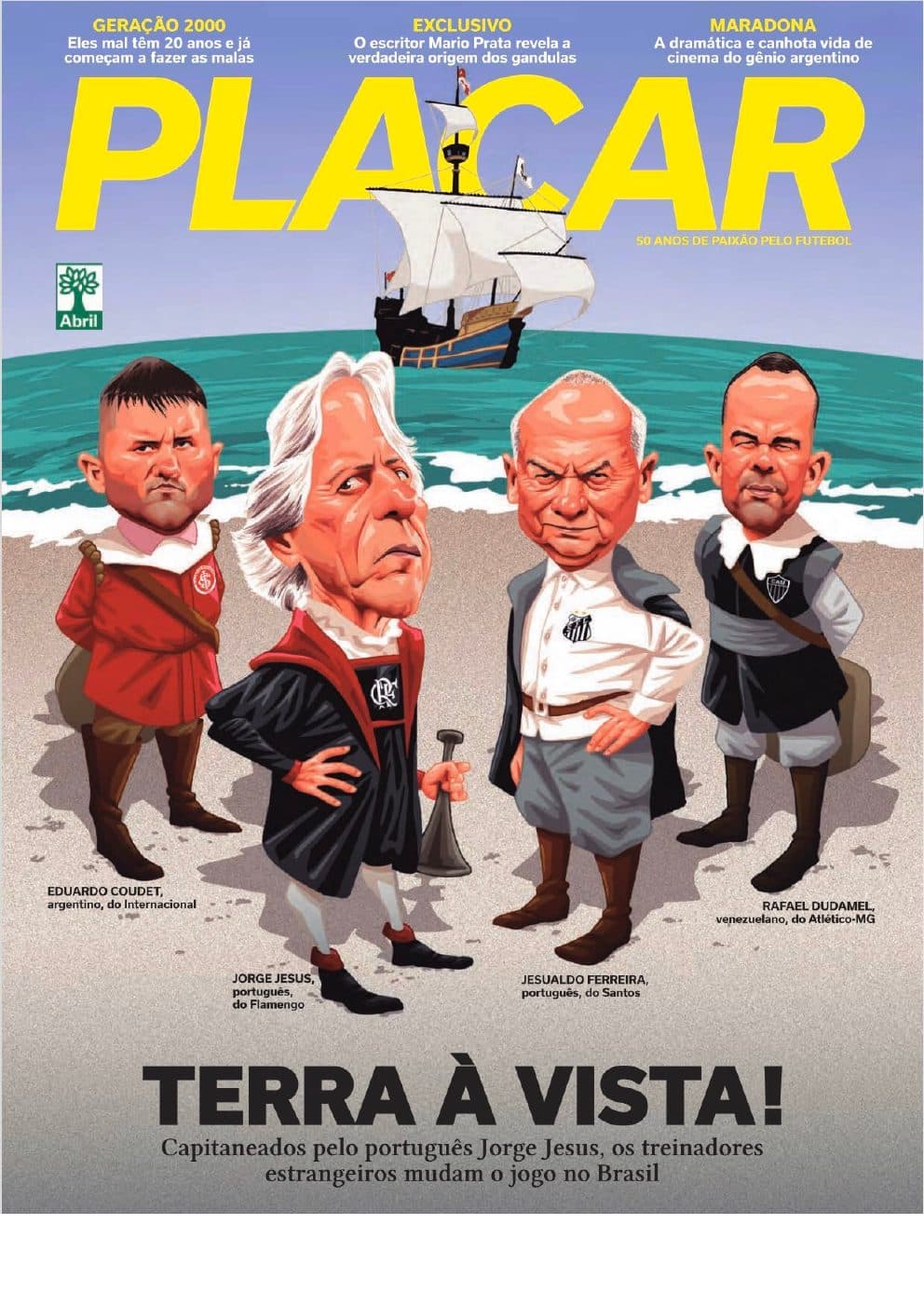 Capa da edição Terra à vista! da revista PLACAR