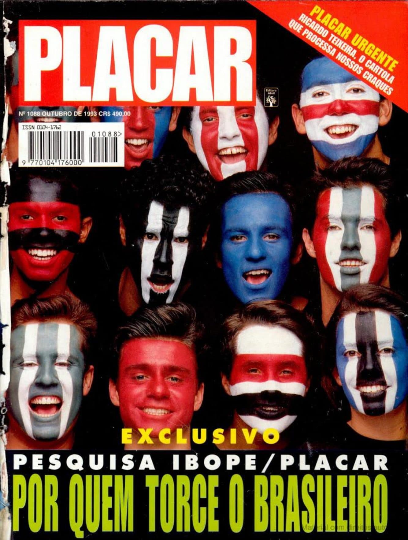 Capa da edição Nº 1088 da revista PLACAR