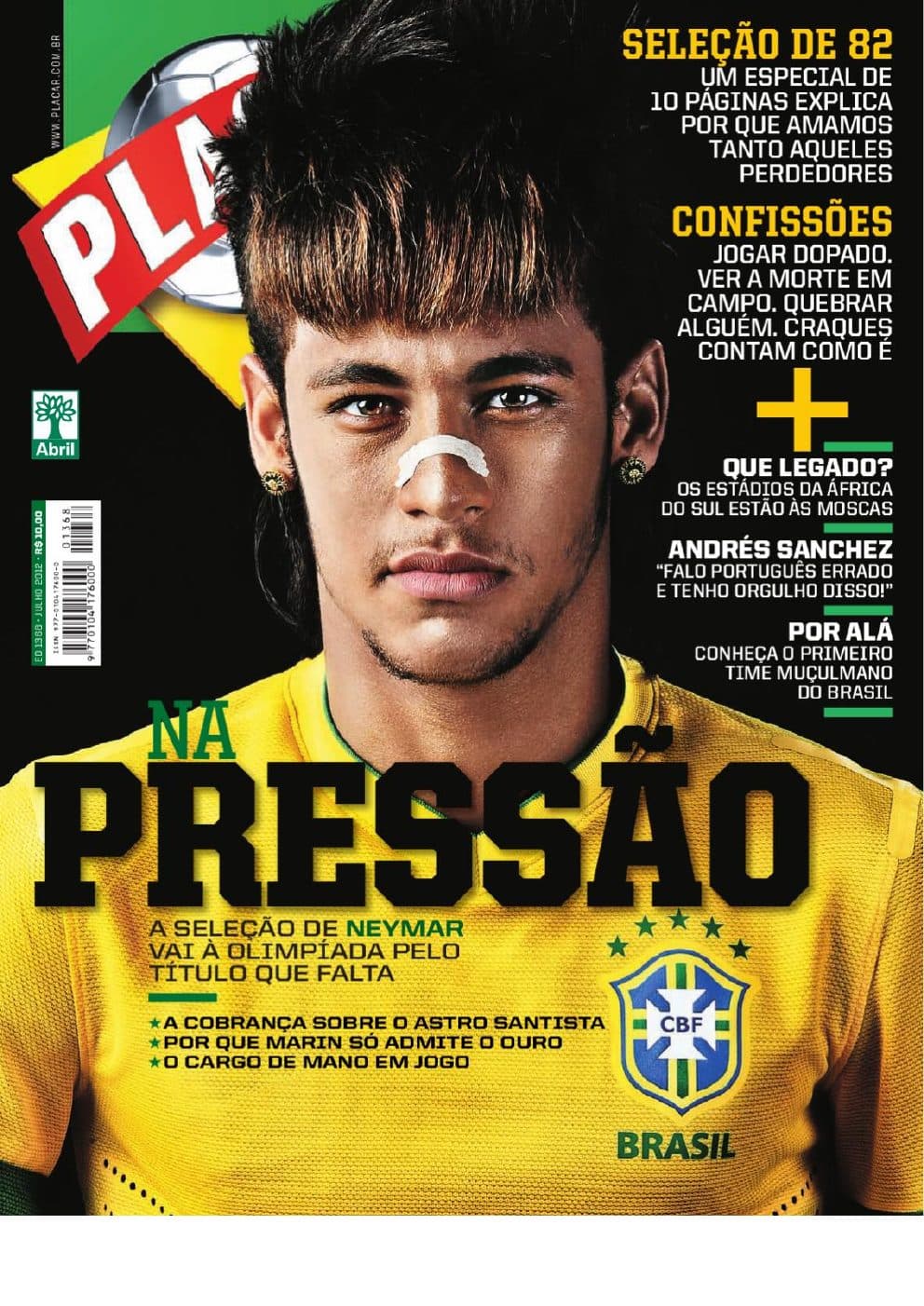 Capa da edição Nº 1368 da revista PLACAR