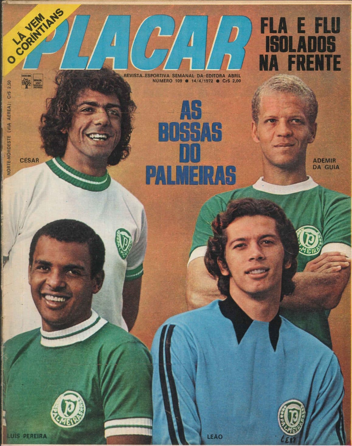 Capa da edição As Bossas do Palmeiras da revista PLACAR
