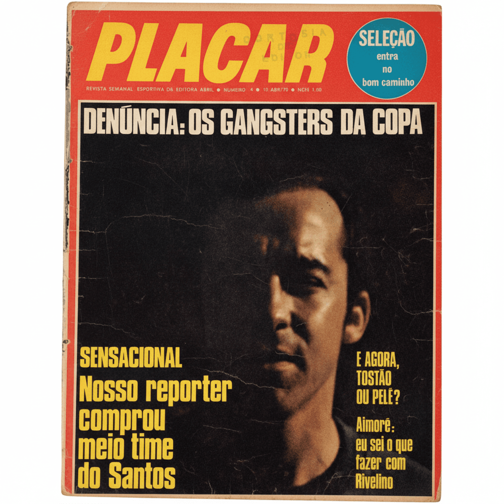 Capa da edição Denúncia: Os Gangsters da Copa da revista PLACAR
