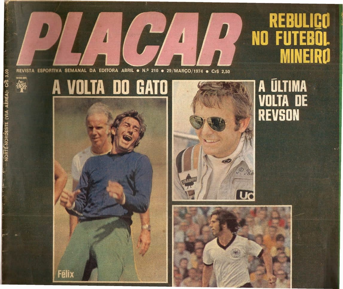 Capa da edição A Volta do Gato da revista PLACAR