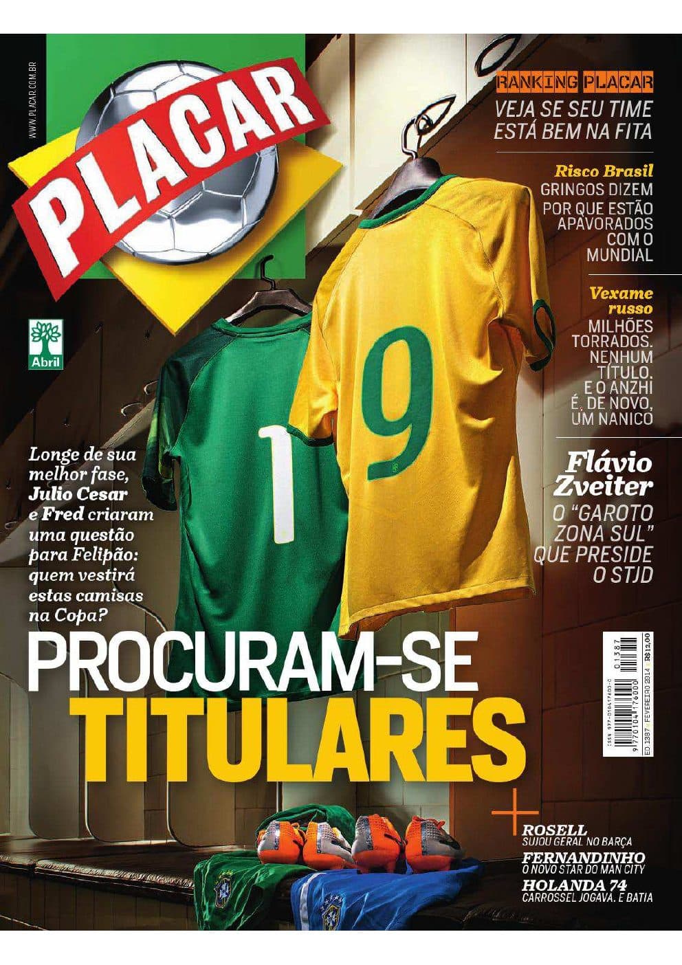Capa da edição Nº 1387 da revista PLACAR