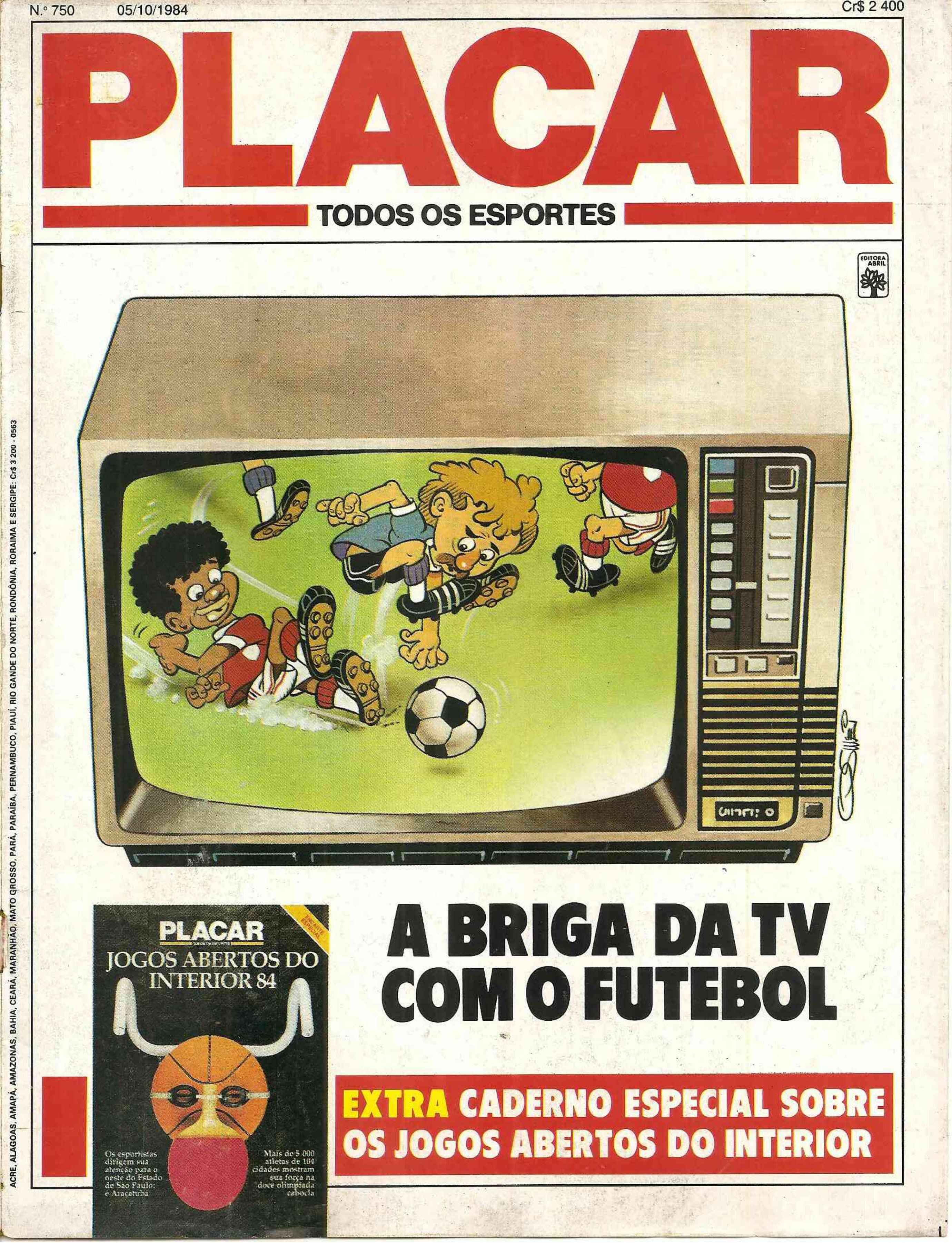 Capa da edição Nº 750 da revista PLACAR