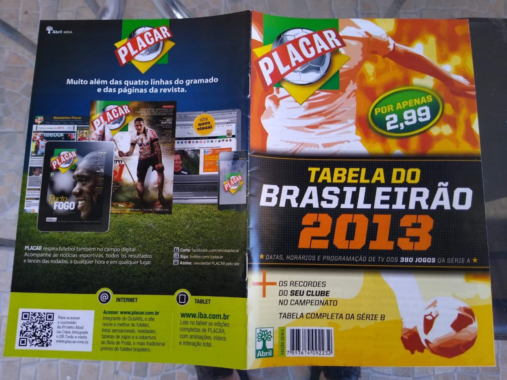 Capa da edição Nº 1378D da revista PLACAR