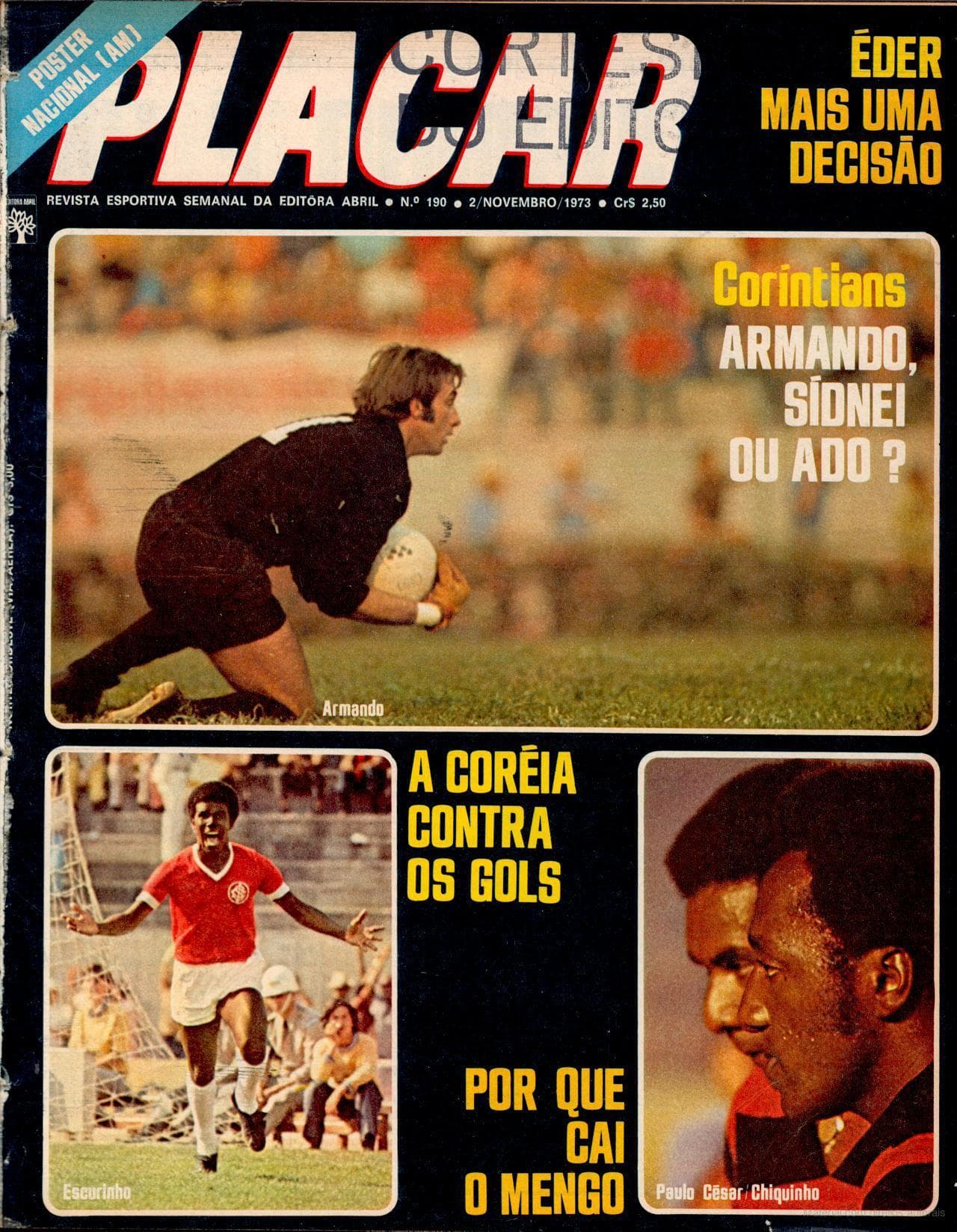 Capa da edição Armando, Sídnei ou Ado? da revista PLACAR