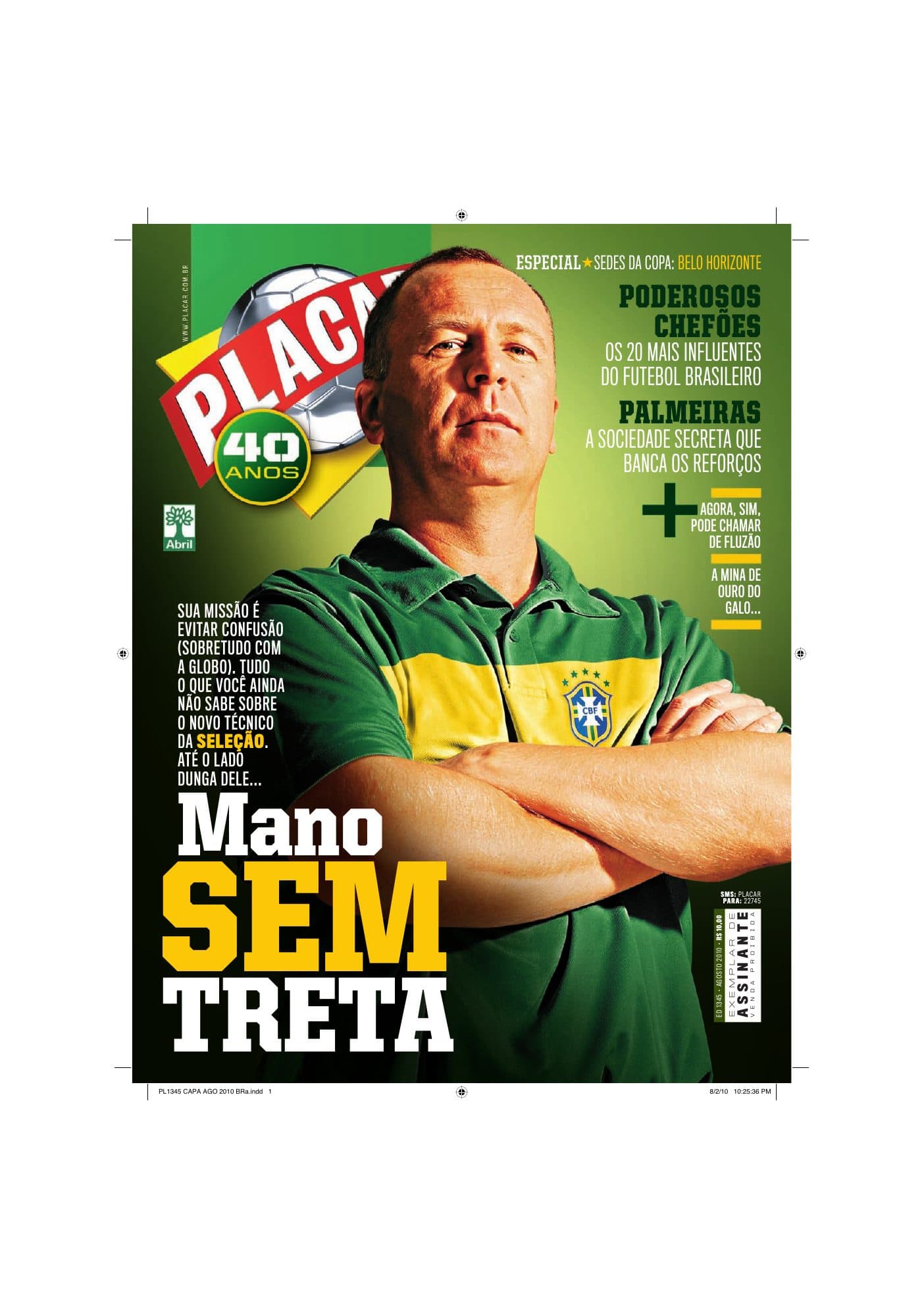 Capa da edição: 2010-EDIÇÃO