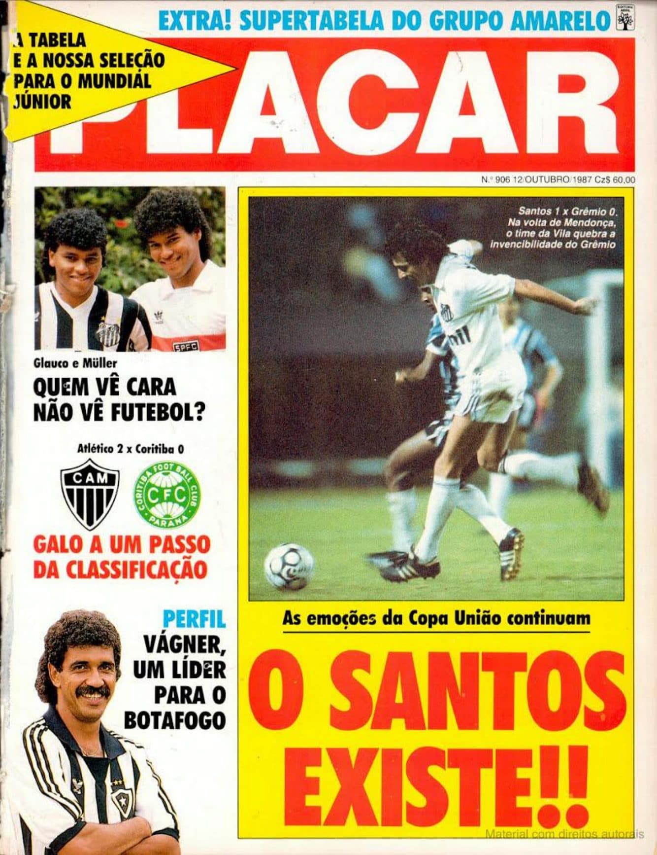 Capa da edição O Santos existe!! da revista PLACAR