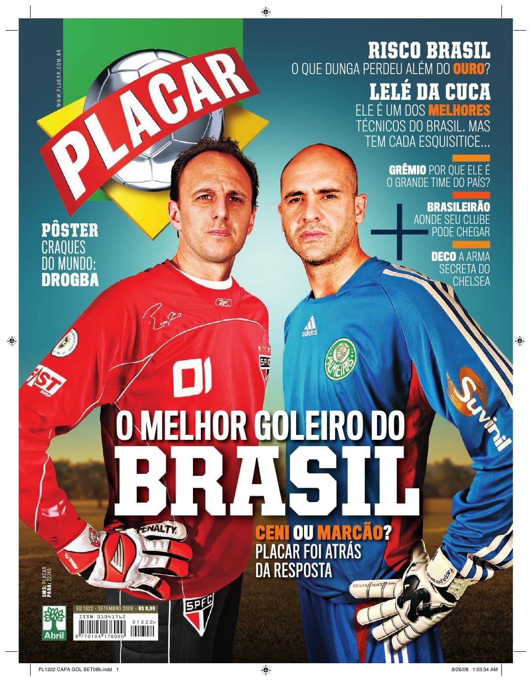 Capa da edição Nº 1322 da revista PLACAR