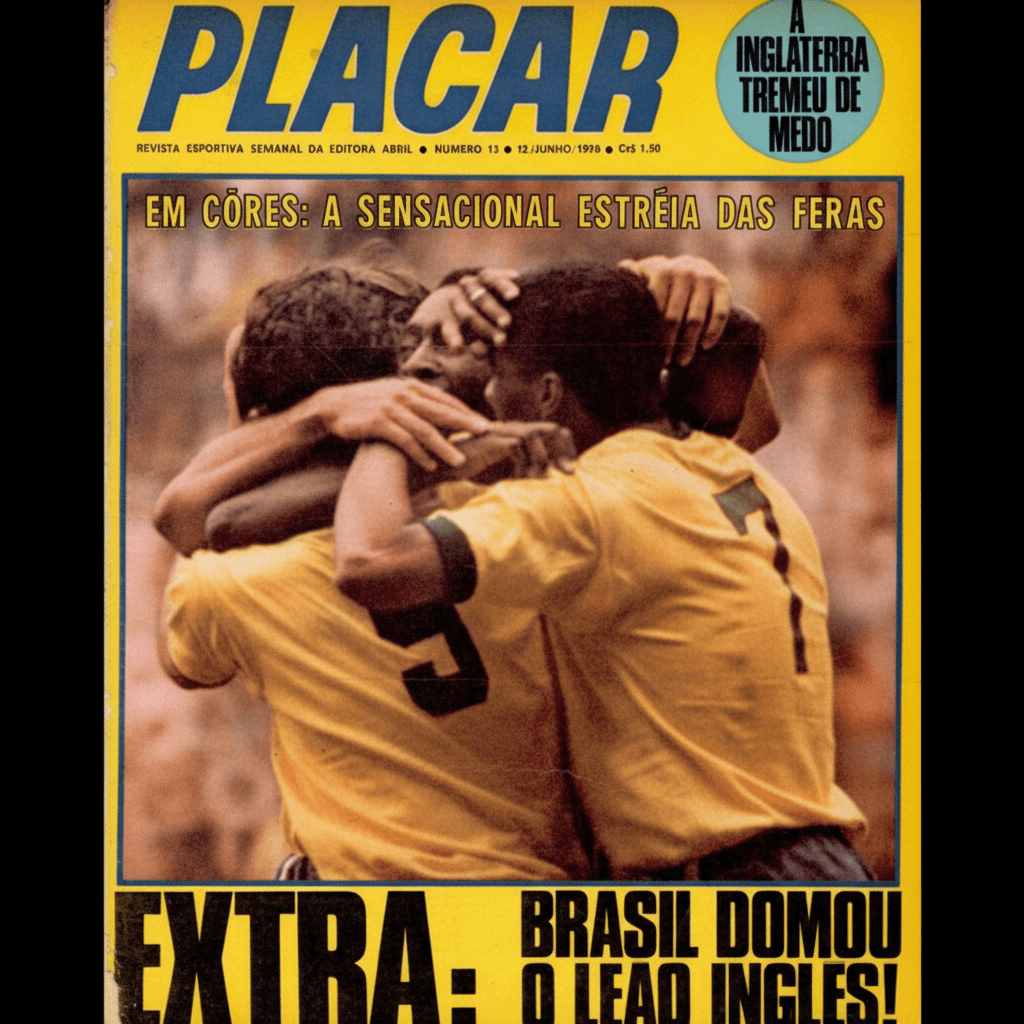 Capa da edição A Inglaterra Tremeu de Medo da revista PLACAR