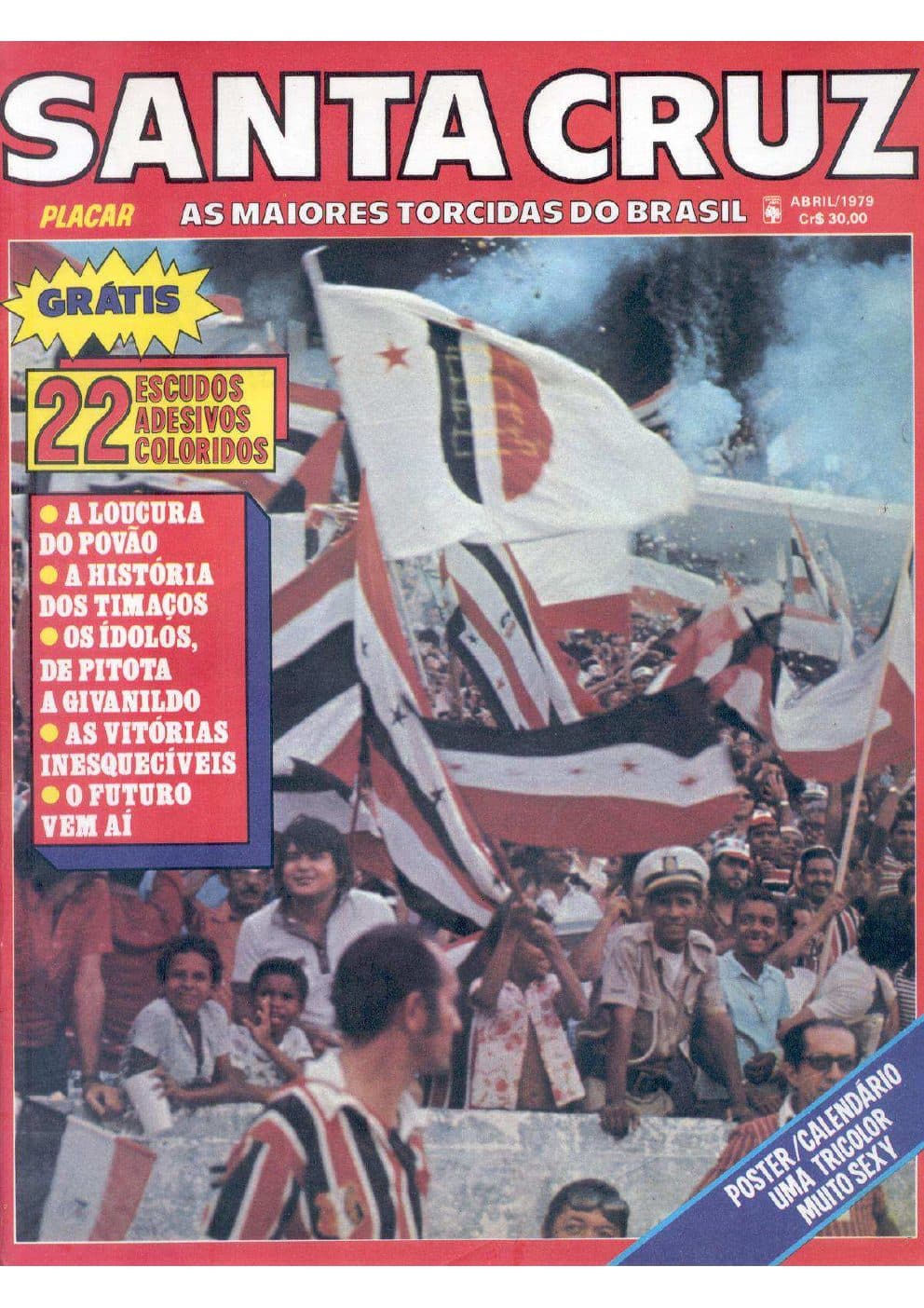 Capa da edição 1979-EDIÇÃO E. M.T.B. SANTA CRUZ da revista PLACAR