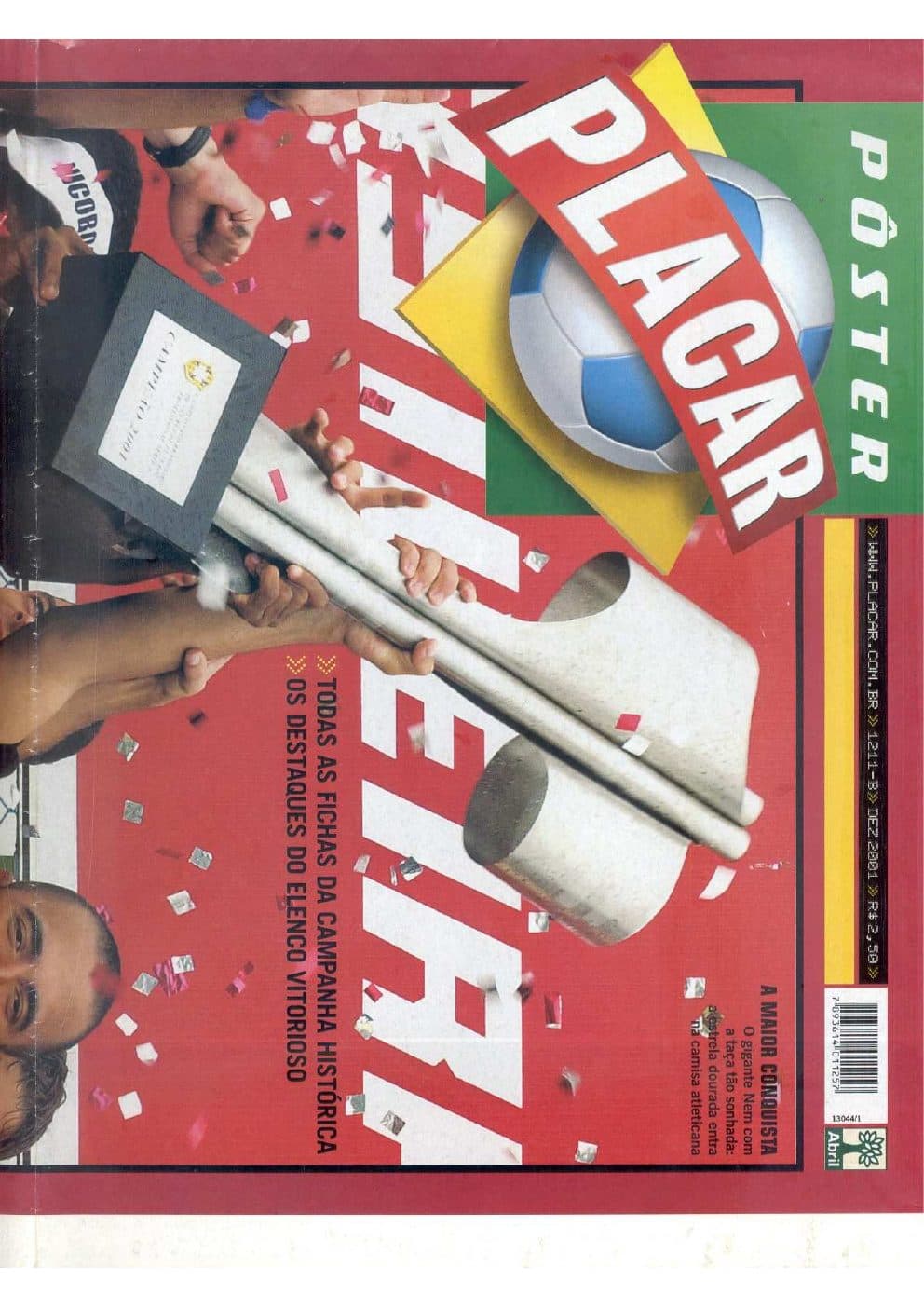 Capa da edição Nº 1211B da revista PLACAR