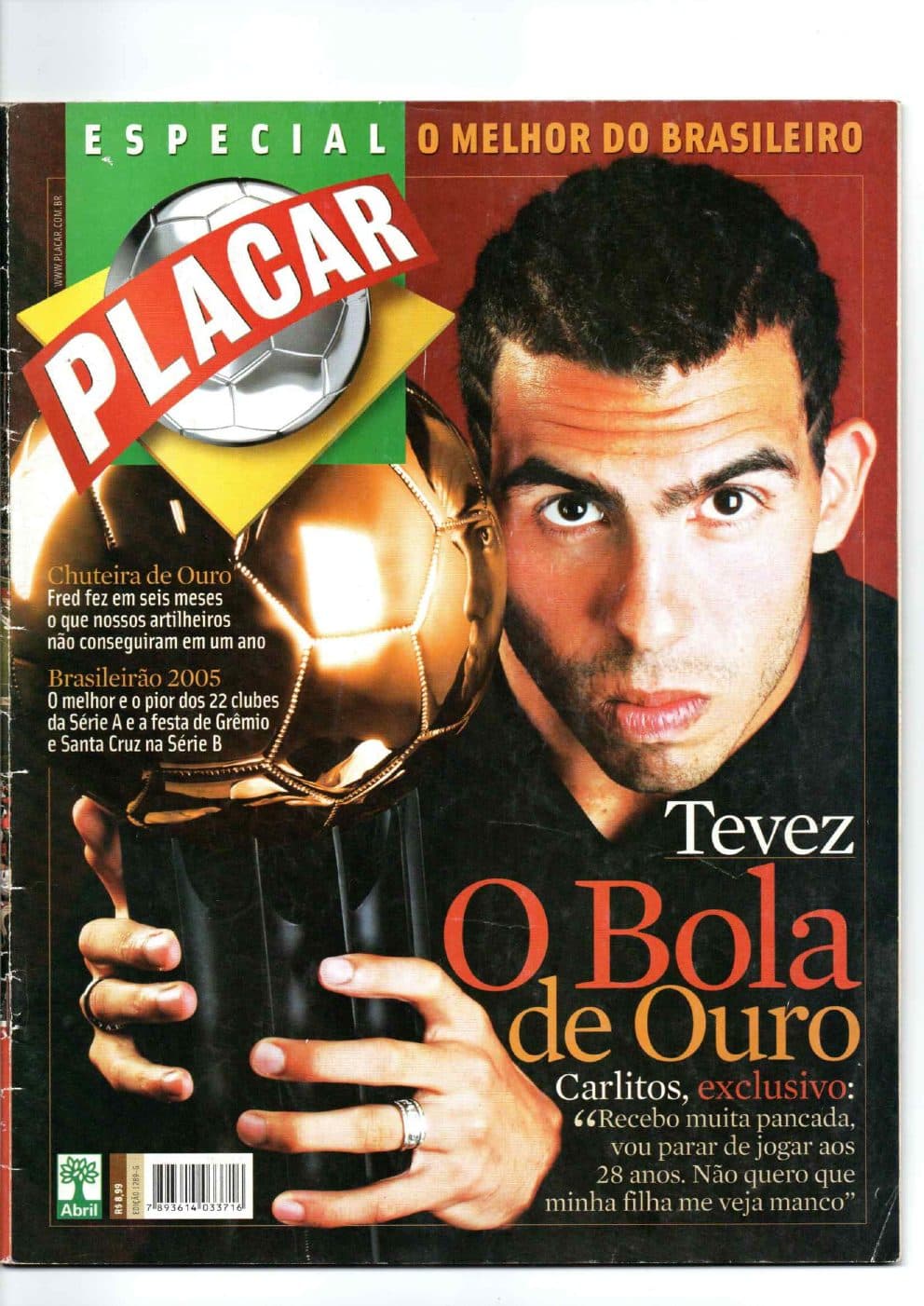 Capa da edição Nº 1289G da revista PLACAR