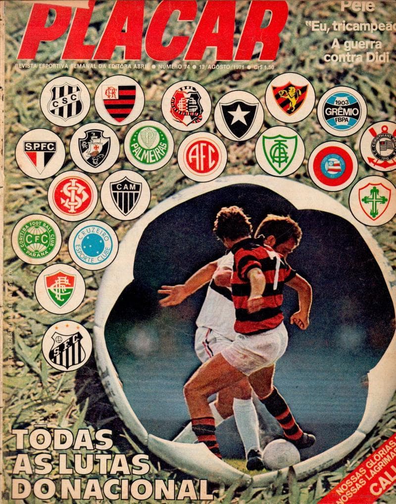 Capa da edição: Pelé: Eu, tricampeão