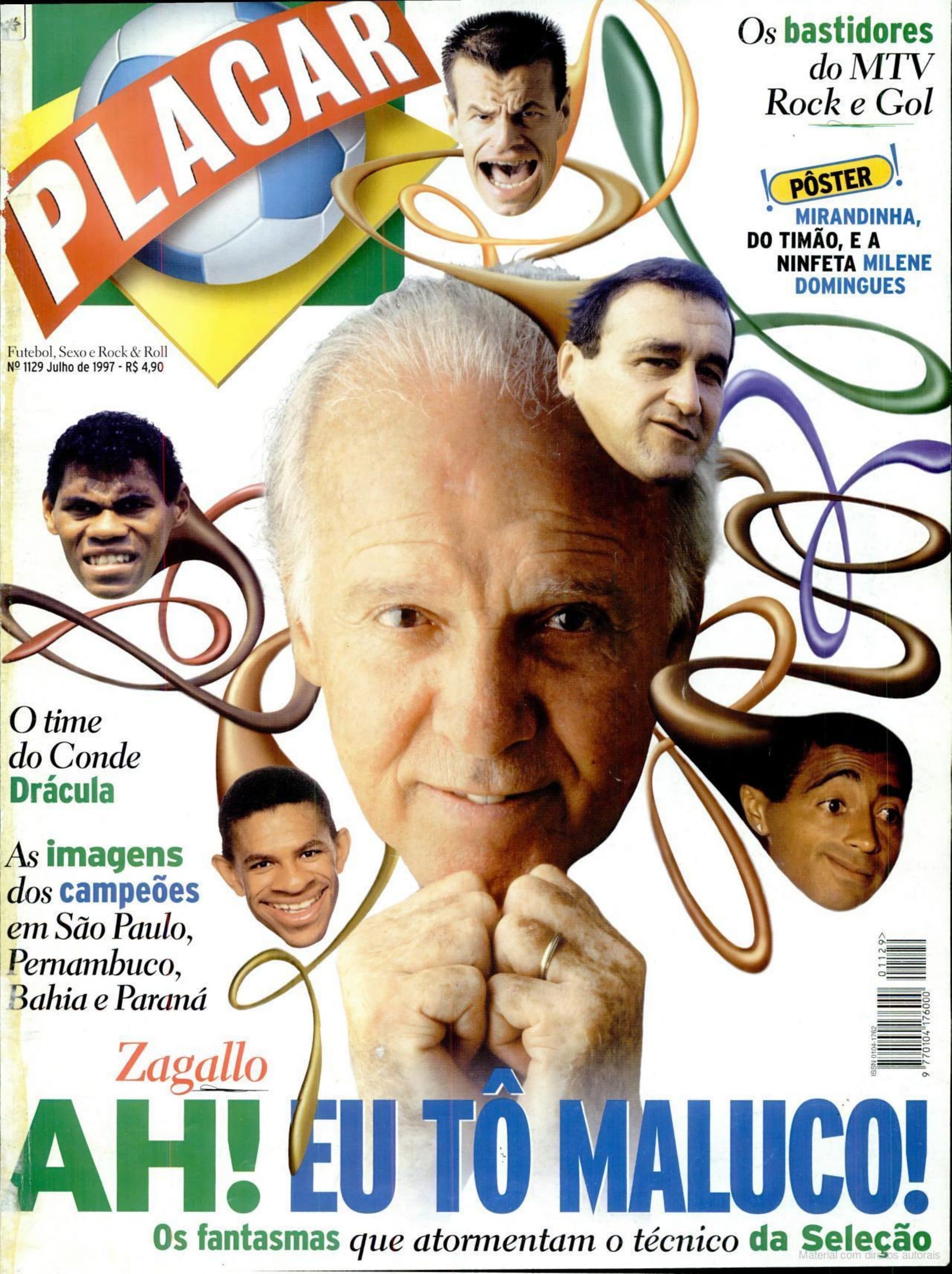 Capa da edição Nº 1129 da revista PLACAR