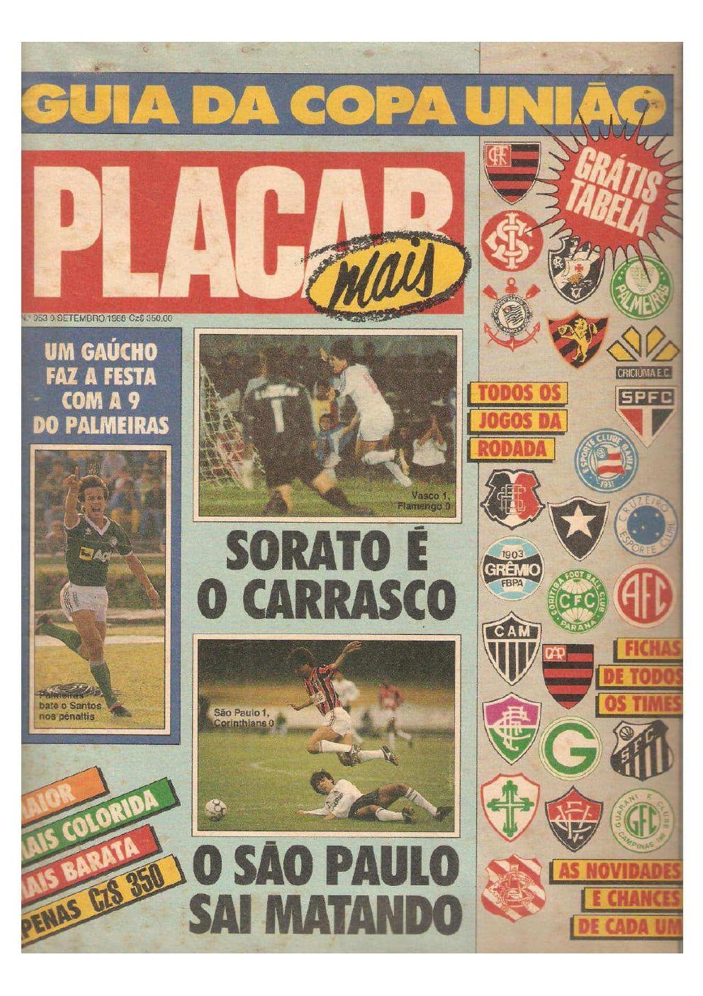 Capa da edição Nº 953 da revista PLACAR