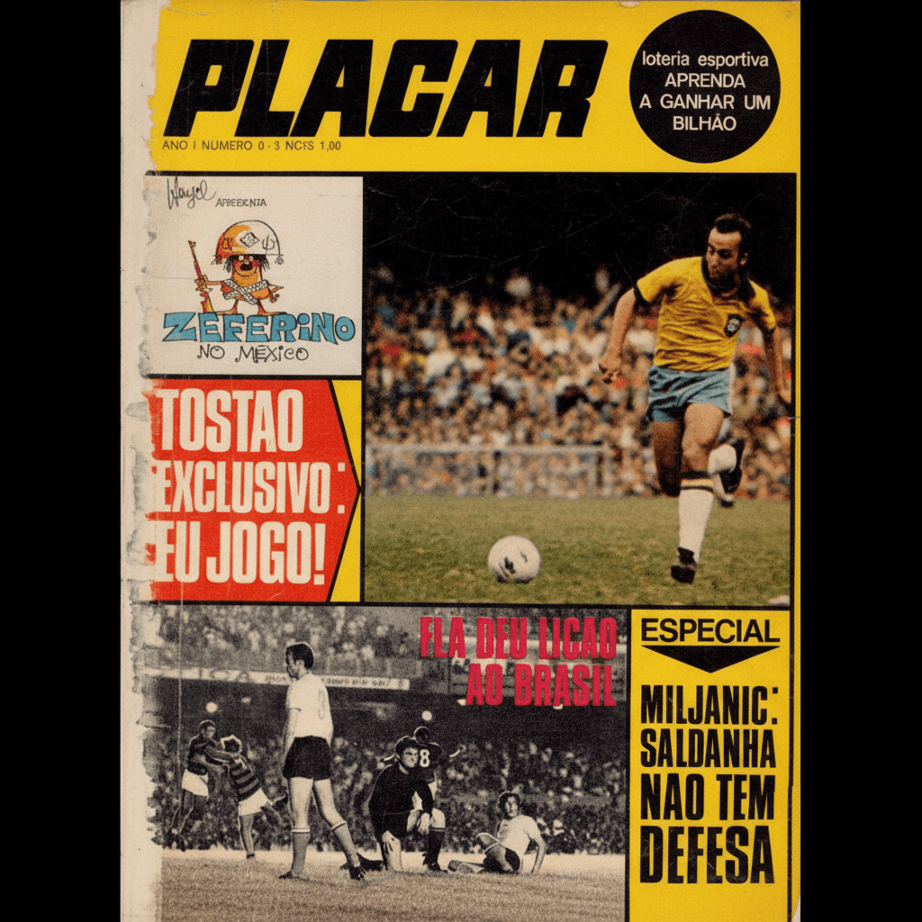 Capa da edição Pré-lançamento — Nº 03 da revista PLACAR